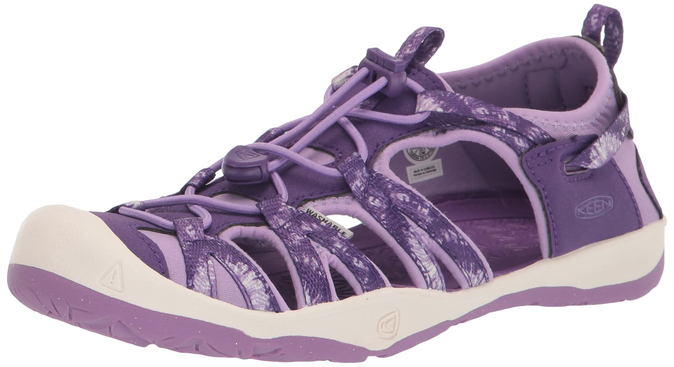 KEEN Kids Moxie Closed Toe Sandals for Girls - Comfortable Casual Water Shoes for Outdoor Play, Beach & Summer Activities
