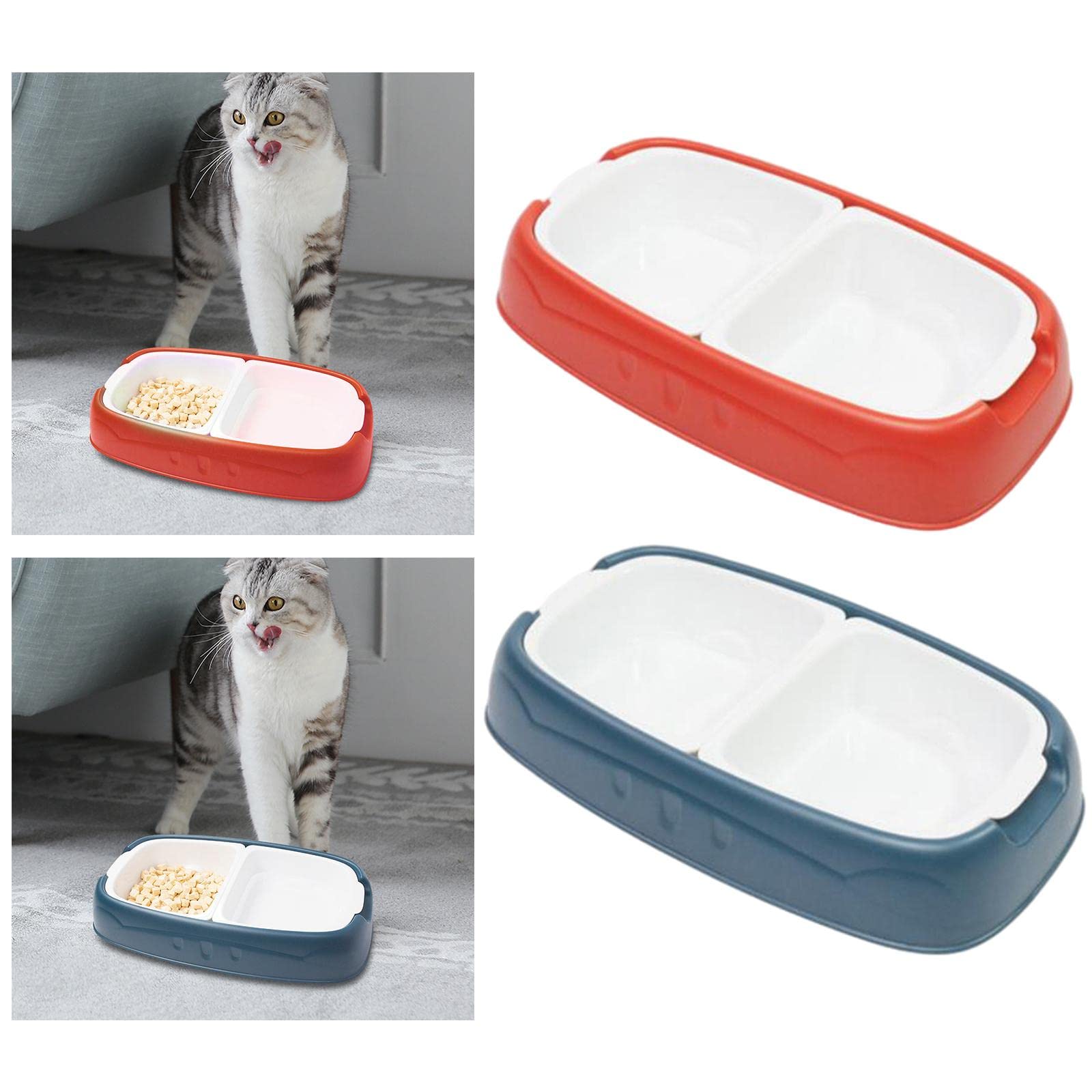 **Enakshi Anti-Skid Pet Water & Food Bowl for Dogs and Cats - Red | Automatic Feeder & Dispenser for Puppies | Durable Pet Supplies for Indoor & Outdoor Use**