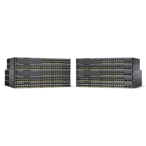 Cisco WS-C2960X-48FPS-L Catalyst 2960-X 48-Port Gigabit Ethernet PoE+ Switch with 740W Power - Ideal for Office Networks, Small Business IT Infrastructure & VoIP Systems