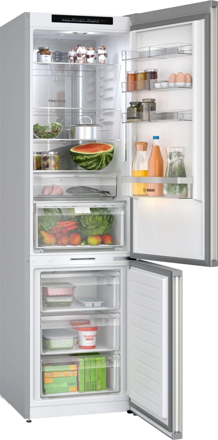 Bosch 500 Series 24 Inch Freestanding Bottom Freezer Refrigerator - Stainless Steel, Easy Clean, Energy Efficient | Perfect for Kitchens, Apartments & Open Floor Plans