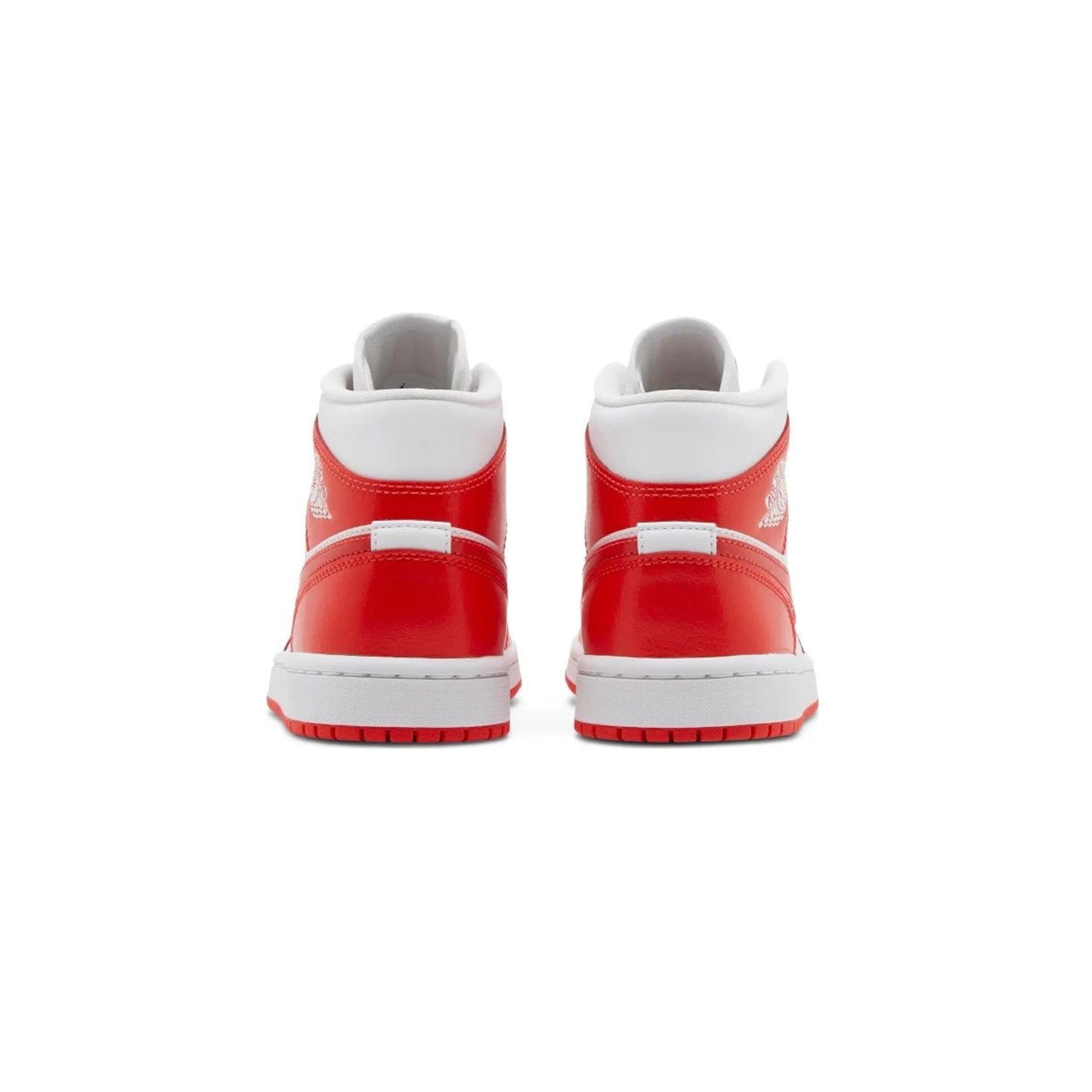 Air Jordan 1 Mid Syracuse White/Orange Basketball Shoes - Men's Retro Sneakers for Casual Wear & Street Style