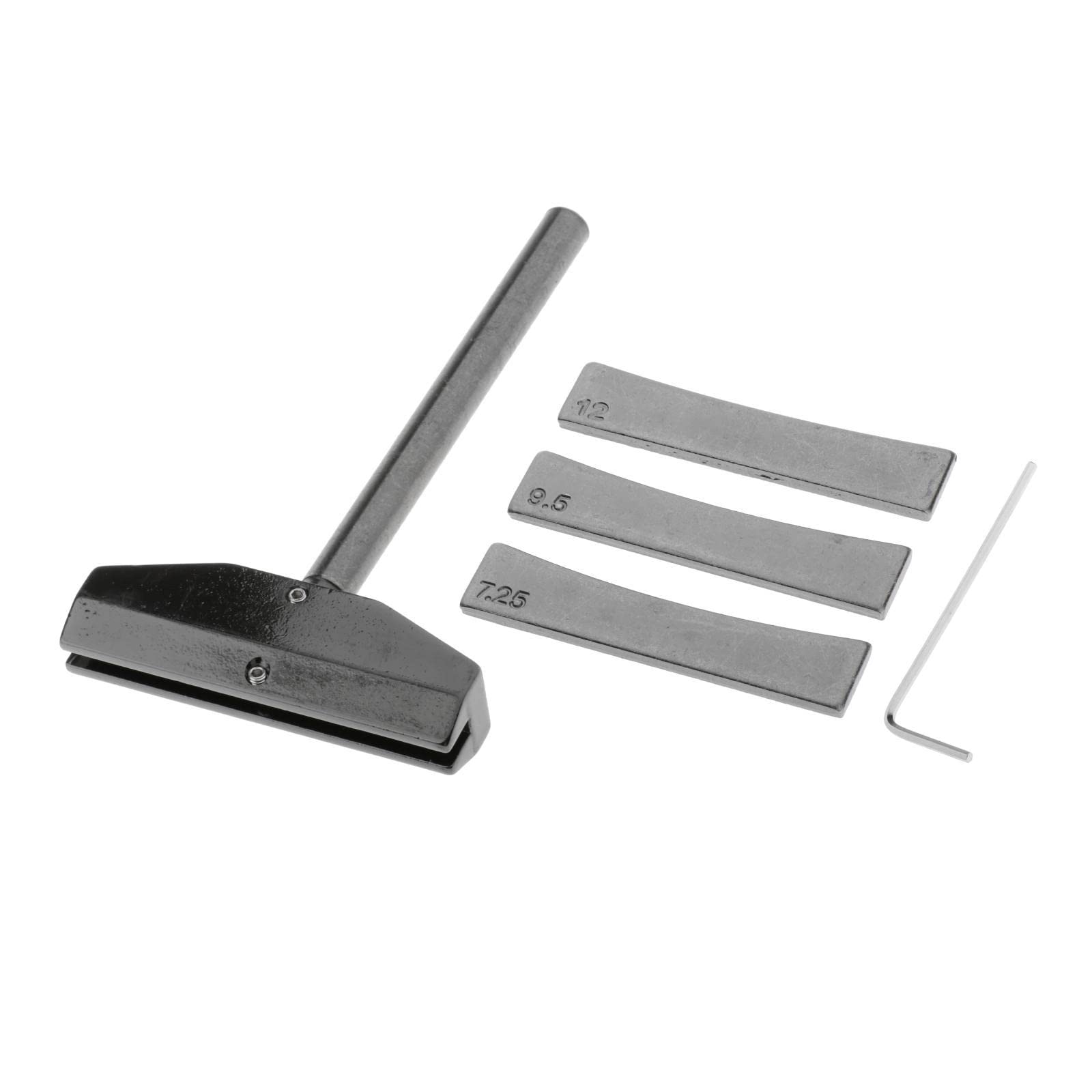 Premium Electric Guitar Fretboard Press Caul with Interchangeable Inserts - Professional Guitar Repair Tool for Luthiers & Musicians - Perfect for DIY Guitar Maintenance & Setup