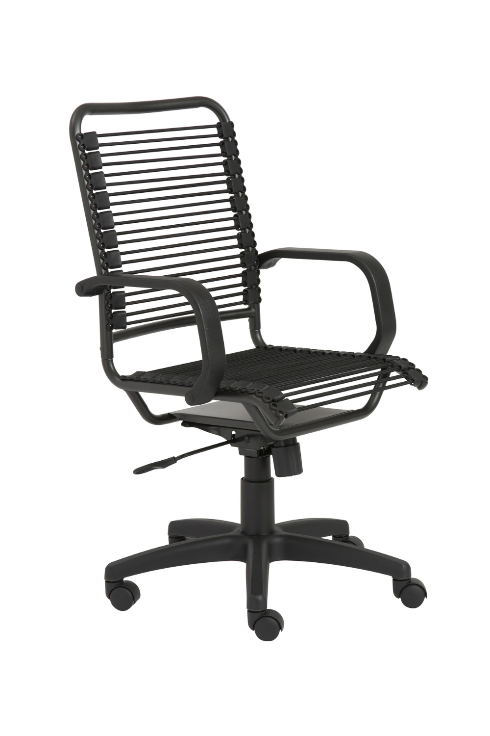Bradley High Back Bungee Office Chair - Ergonomic Mesh Executive Chair with Graphite Frame & Black Base - Perfect for Home Office, Gaming & Workspace Comfort