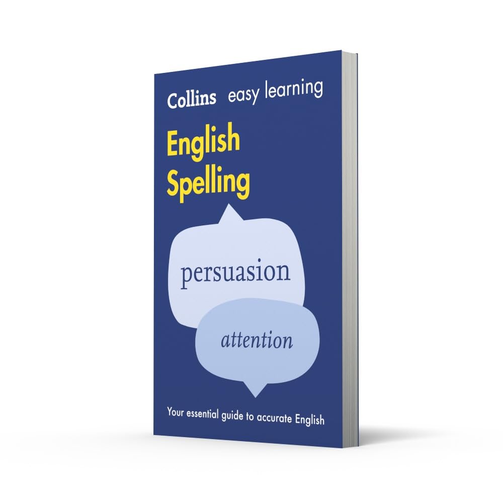 Easy Learning English Spelling Book - Collins for Kids & Beginners