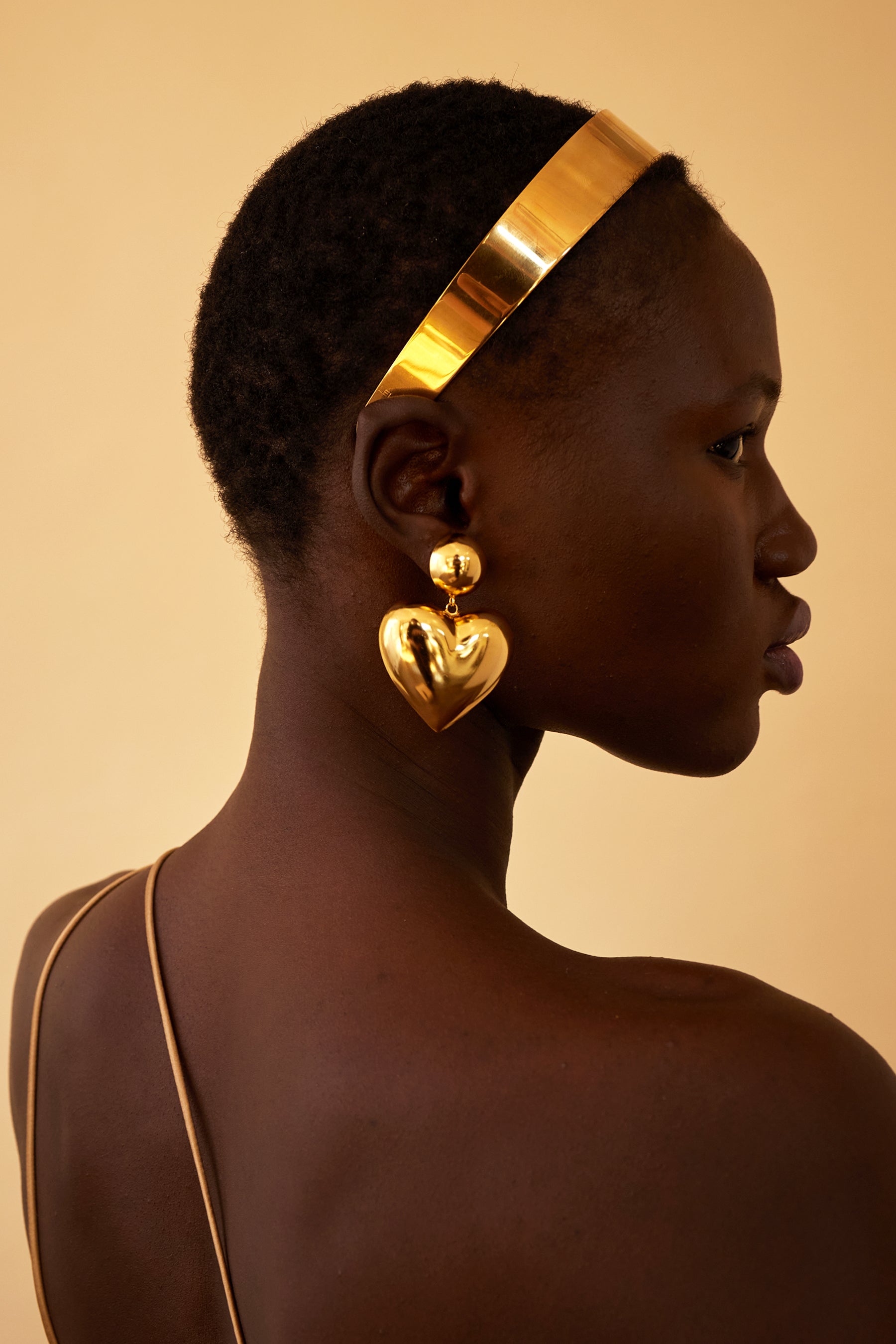 Gigi Heart Earrings for Women - Dainty Gold/Silver Heart Stud Earrings - Perfect for Valentine's Day, Anniversary & Everyday Wear