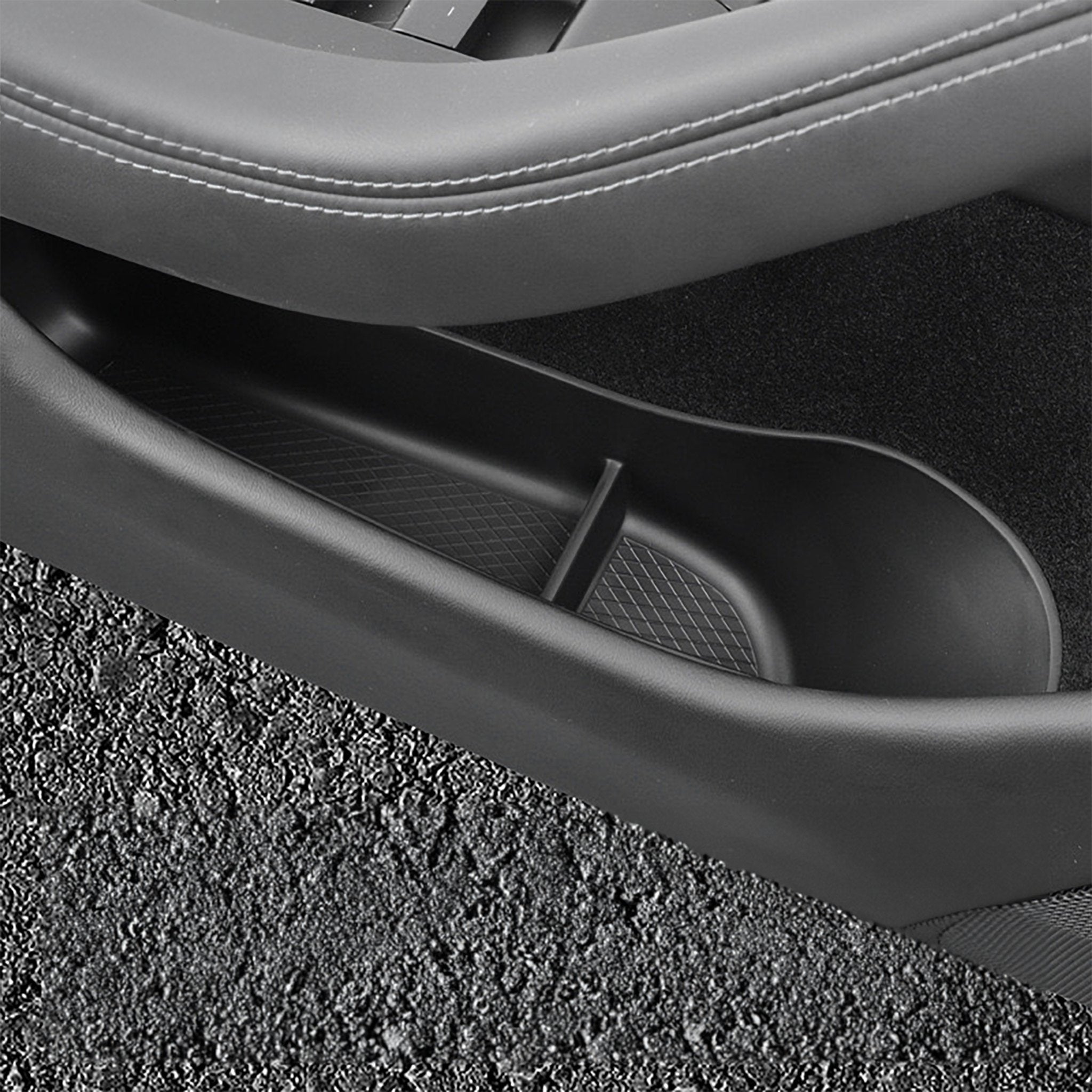 Tesla Model 3 Highland 2024+ Door Side Storage Organizer Box - Premium Car Accessories for Phone, Keys & Small Items - Perfect for Road Trips & Daily Commute