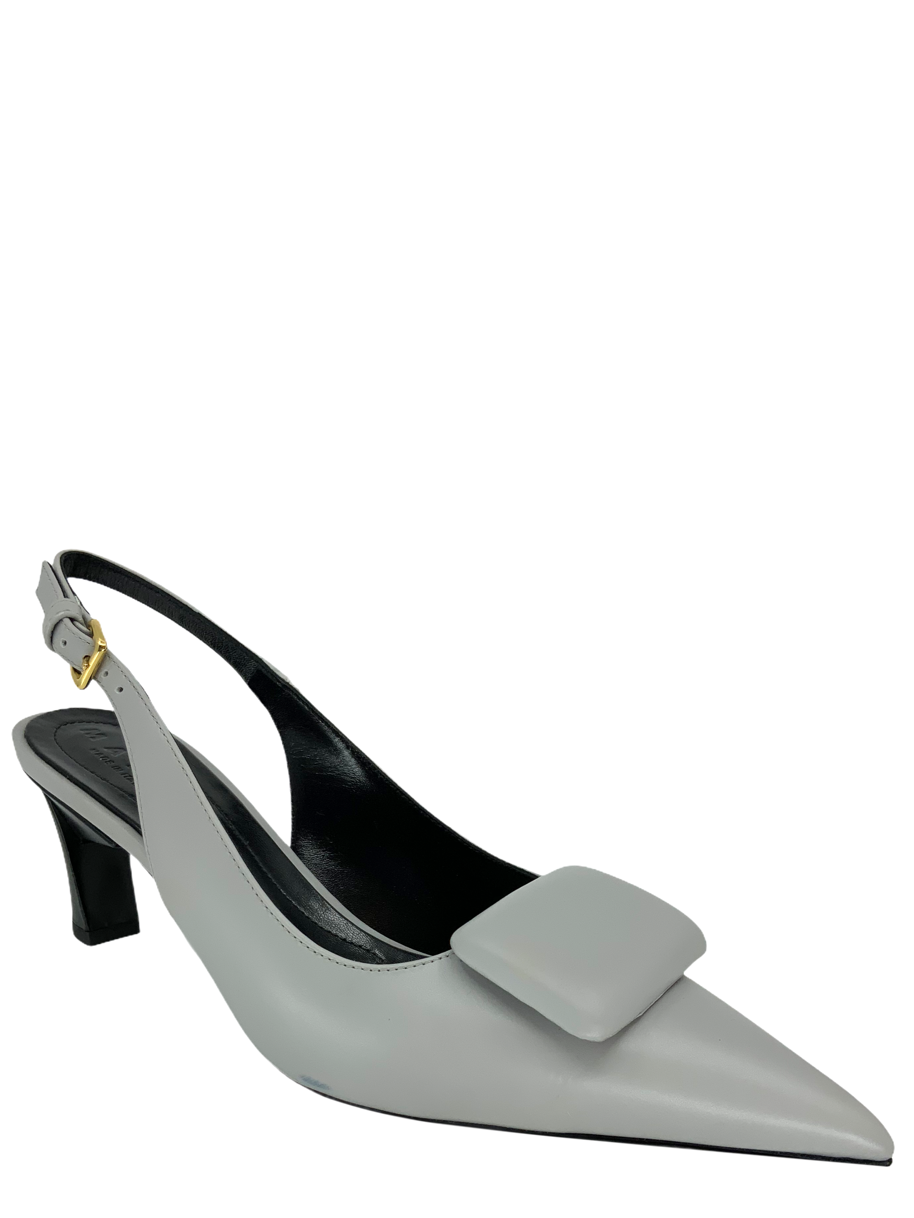 Marni Leather Slingback Pointed Toe Pumps Women's Size 9 - Elegant High Heels for Work, Parties & Special Occasions
