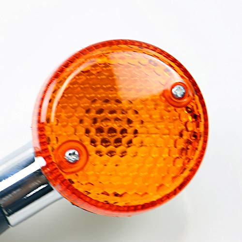 Honda STEED VLX 400 600 Shadow 400 750 VTX Front Turn Signal Indicator Light - Replacement LED Bulbs for Motorcycle Safety & Customization - Perfect for Night Riding & DIY Upgrades