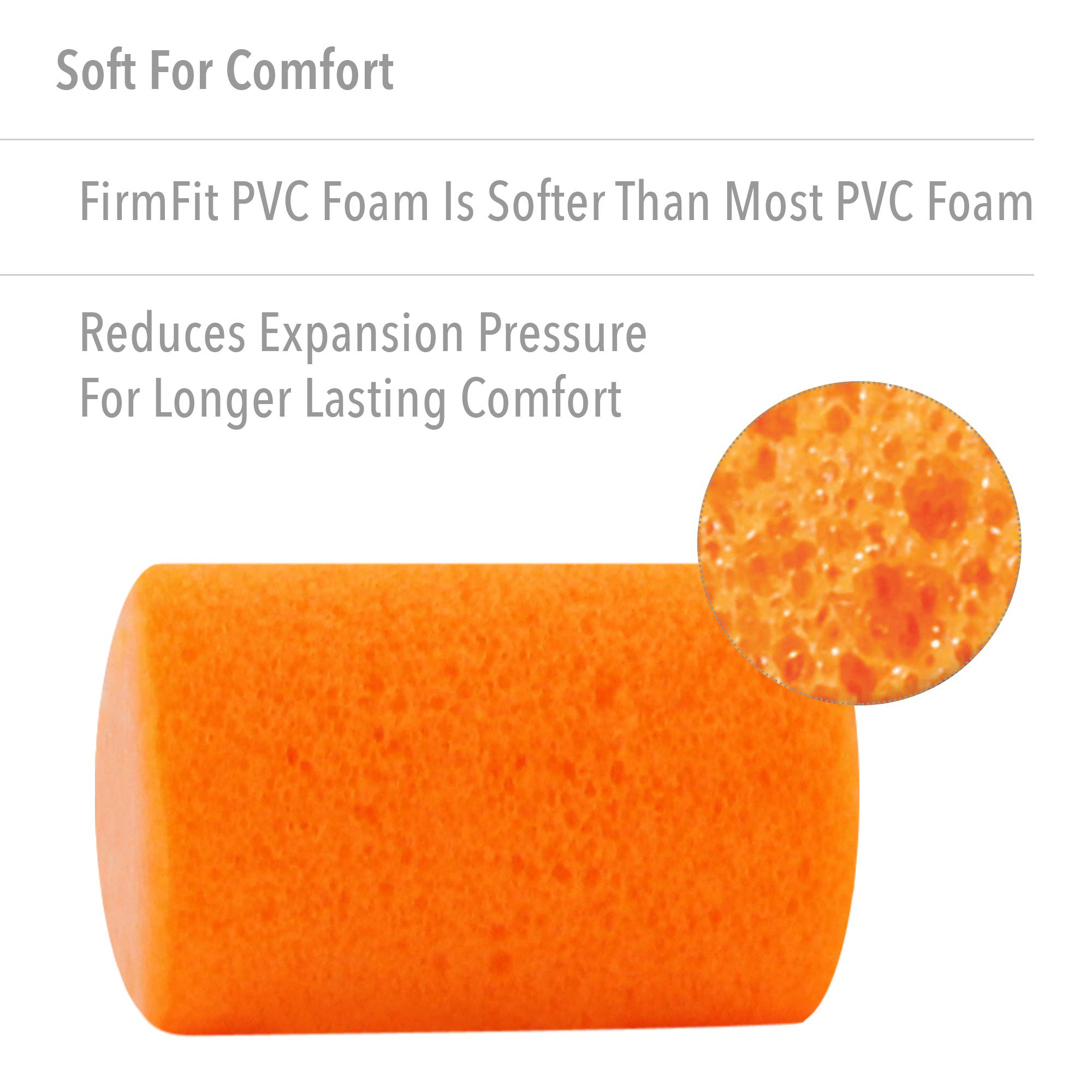 Howard Leight HL400-FF-REFILL FirmFit Earplug Refill - 800 Pairs (2x400) NRR 30 Hearing Protection - Bright Orange - Ideal for Construction, Manufacturing & Loud Work Environments