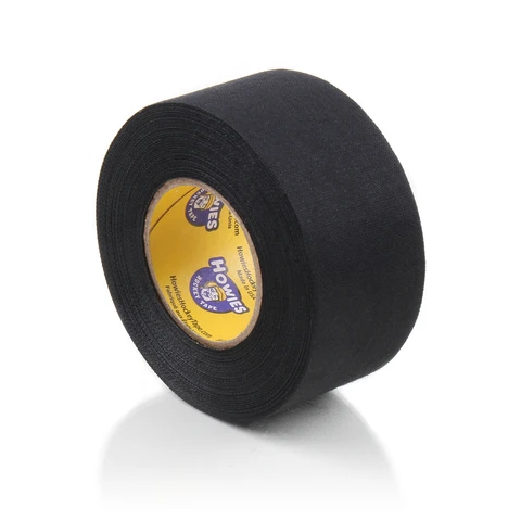 Howies Hockey Tape 1.5 Inch x 15 Yards - Thick Black Hockey Stick Grip Tape for Enhanced Control and Durability - Perfect for Ice Hockey, Street Hockey, and Stick Handling Practice