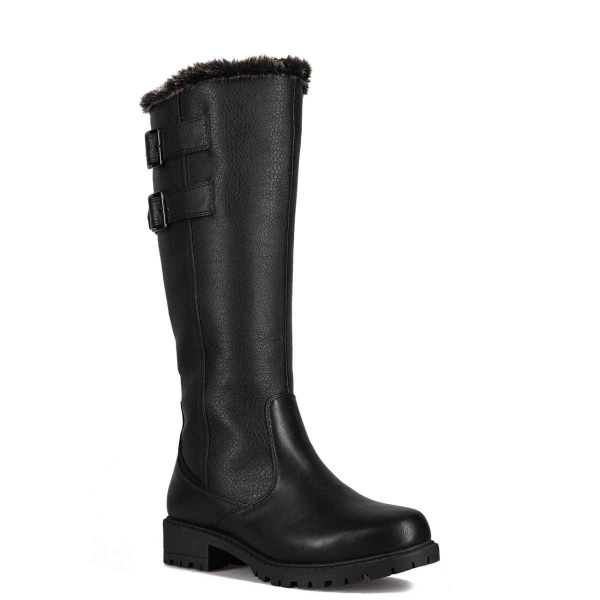 Aquatherm Women's Poppy2 Black Waterproof Winter Boots - Warm Slip-Resistant Snow Boots for Women, Perfect for Hiking, Snowy Days & Outdoor Activities