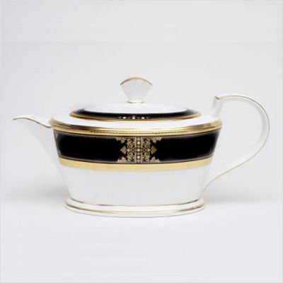 Noritake Evening Majesty Tea Pot - Elegant Floral Porcelain Teapot for Afternoon Tea, Gifts & Home Decor | Perfect for Tea Parties, Bridal Showers & Cozy Gatherings