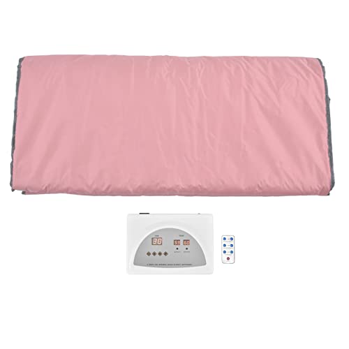 Sauna Blanket for Weight Loss & Detox - Leakproof Portable Sauna Therapy with Remote Control (35-80℃) - Perfect for Home Spa, Salon & Post-Workout Recovery - EU Plug 220V