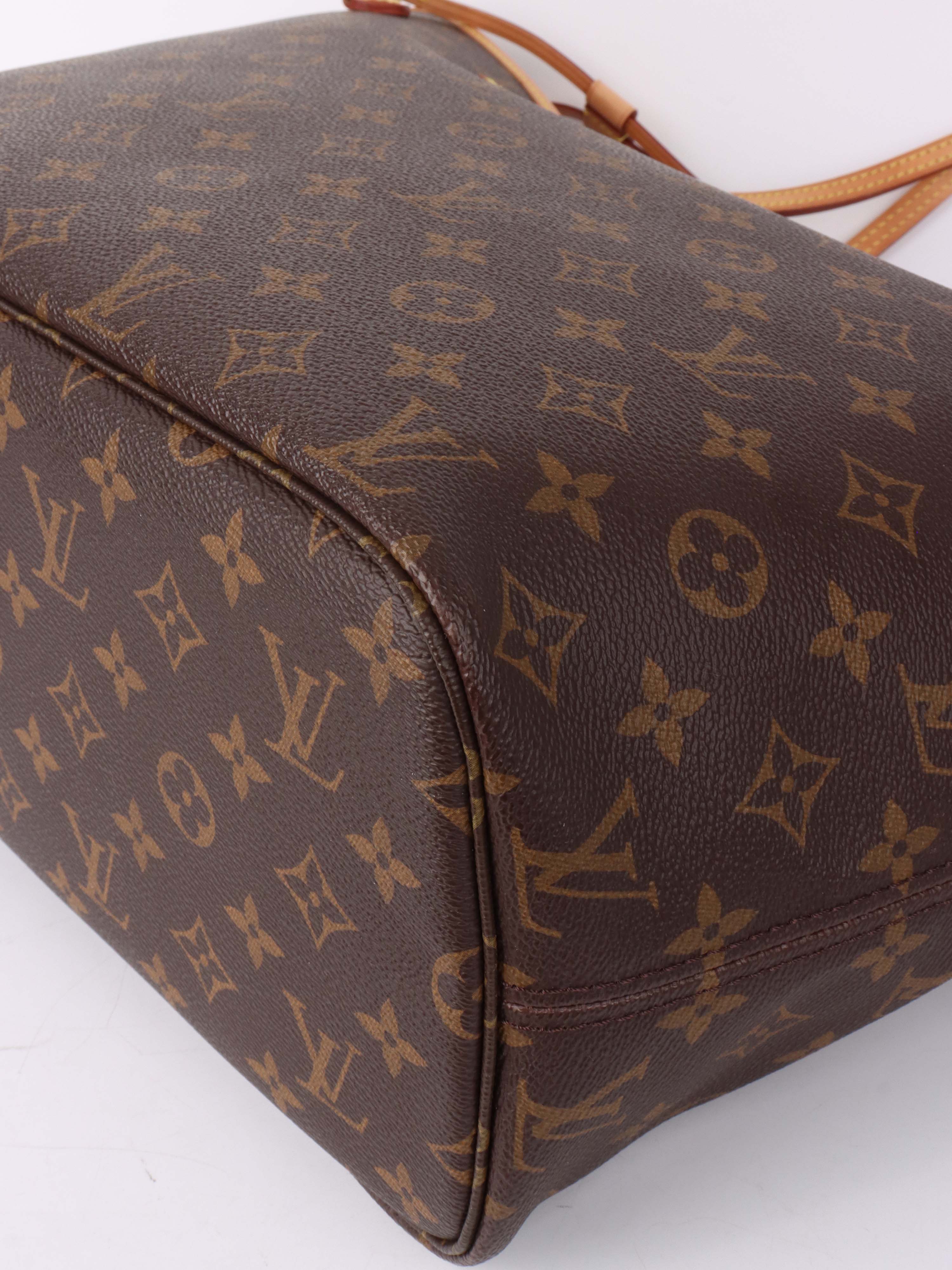 Authentic Louis Vuitton Monogram Neverfull MM Tote Bag - Luxury Designer Handbag for Women, Perfect for Work, Travel & Everyday Use