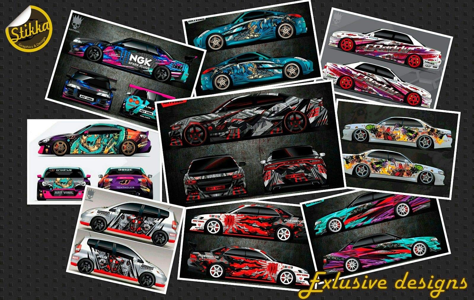 The Joker Car Hood Wrap - 59