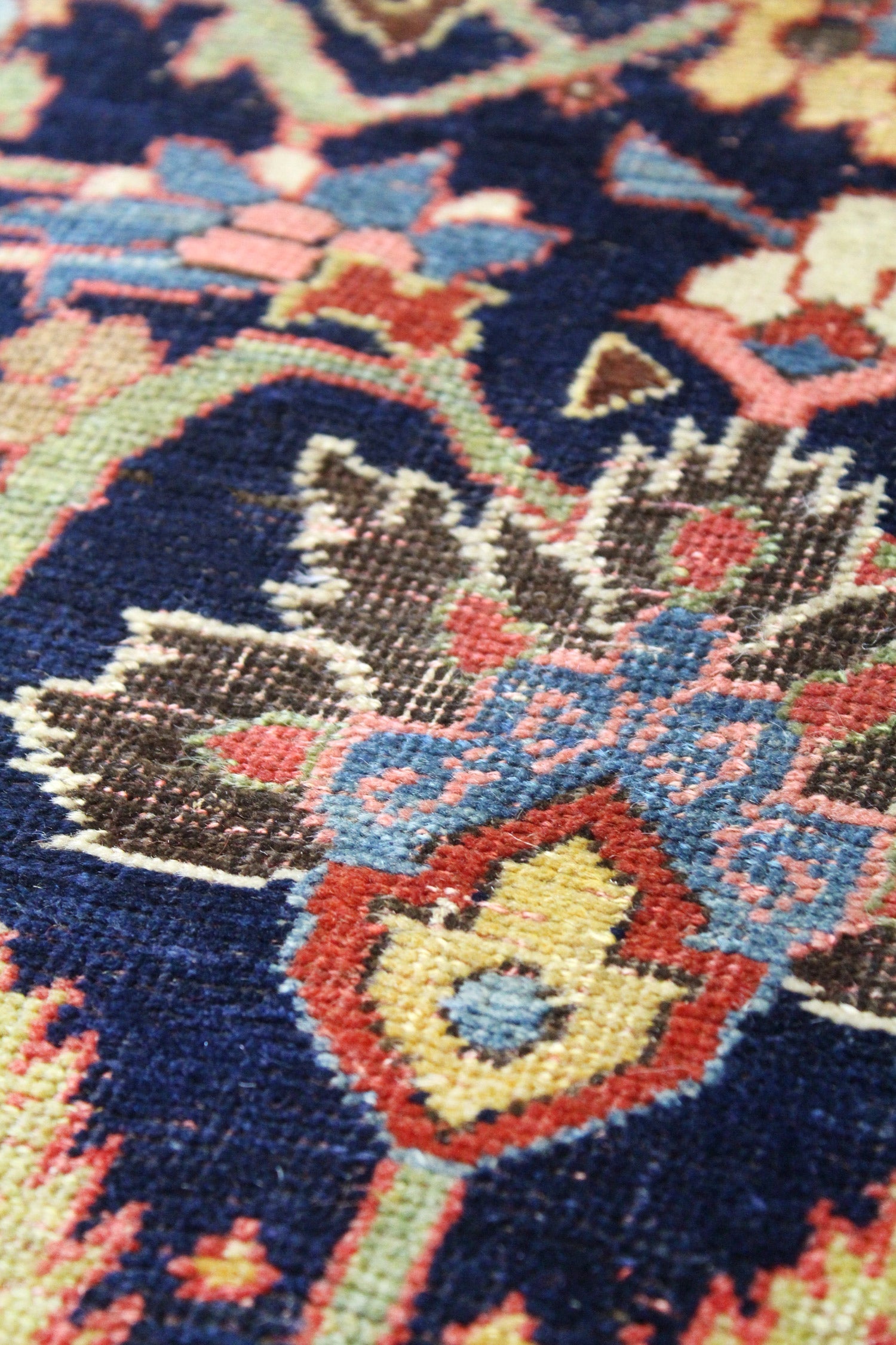 Antique Bijar Handwoven Tribal Rug JF8505 - Authentic Persian Wool Carpet for Living Room, Bedroom & Home Decor