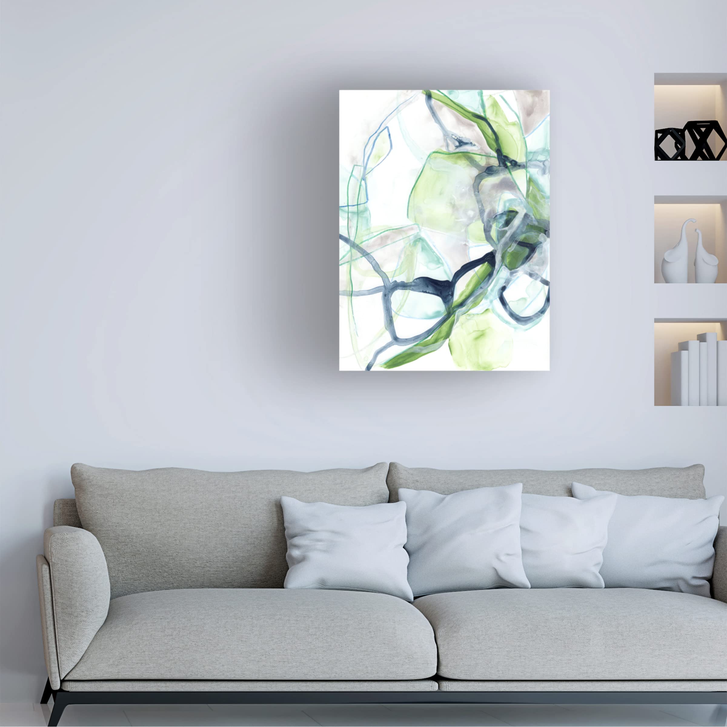 Trademark Fine Art 'Hive Cycle II' Canvas Wall Art Print by June Erica Vess - Modern Home Decor for Living Room, Bedroom & Office