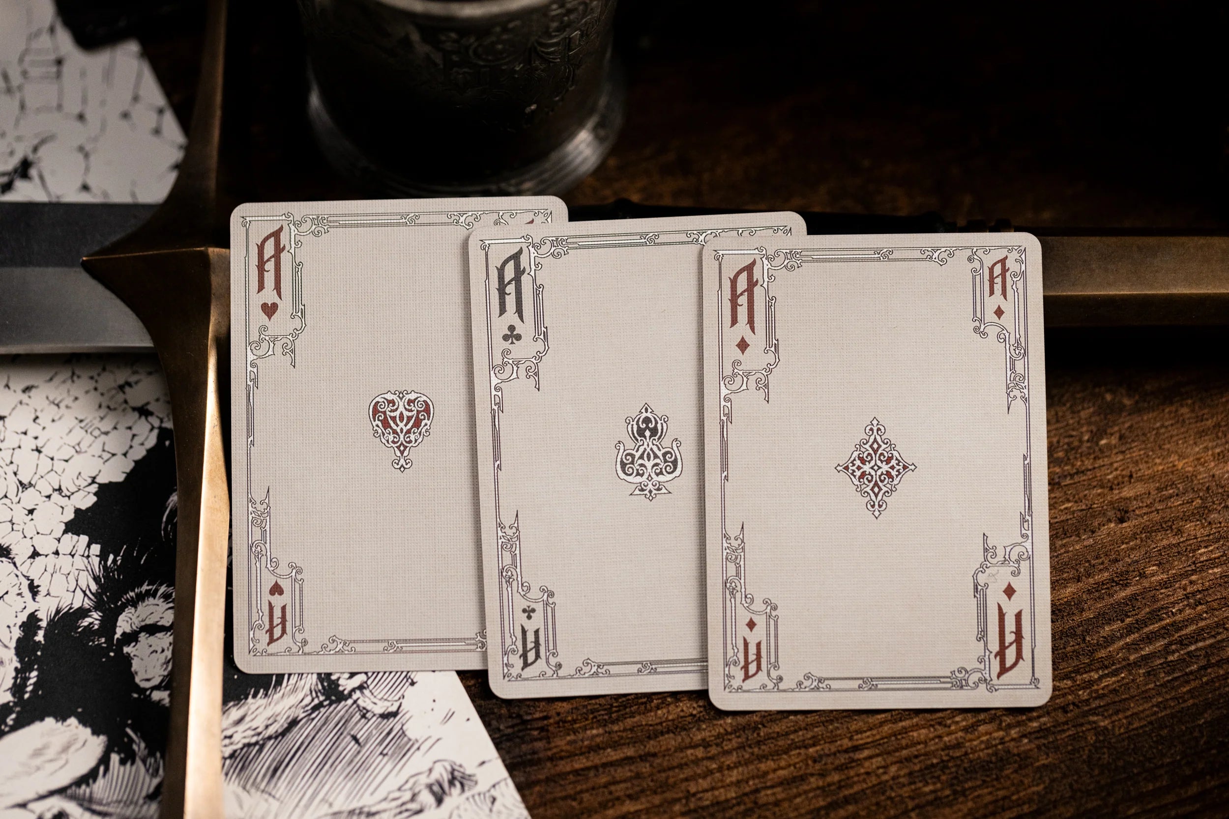 Frazetta Art Museum x Kings Wild Playing Cards - Limited Edition Collectible Deck for Card Games, Magic Tricks & Gifts | Premium Artwork Inspired by Frank Frazetta