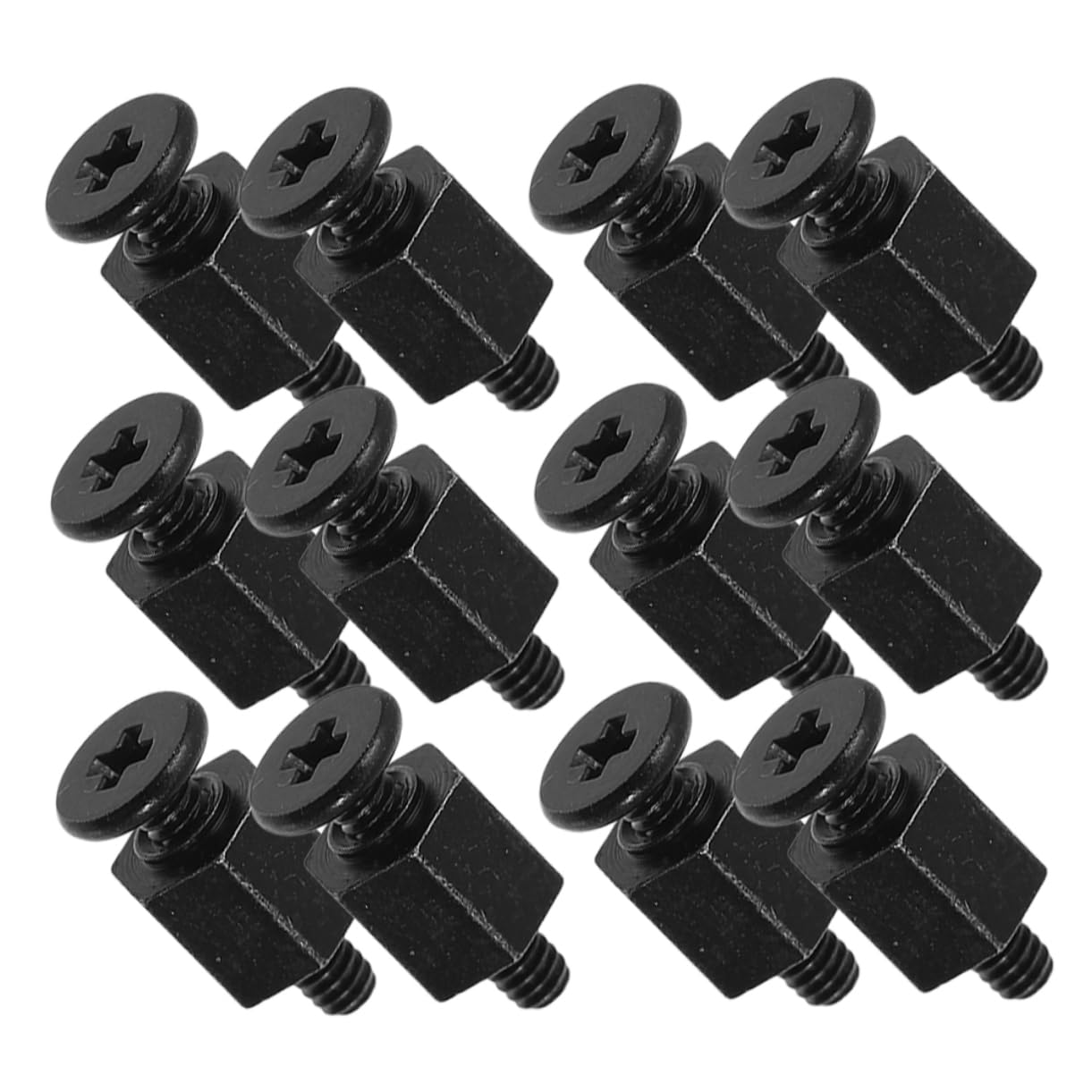 24 Pcs Laptop Motherboard Screws Set - Durable Iron Mounting Screws for Computer Motherboards, Convenient Repair & Maintenance Kit for Laptop Desktops
