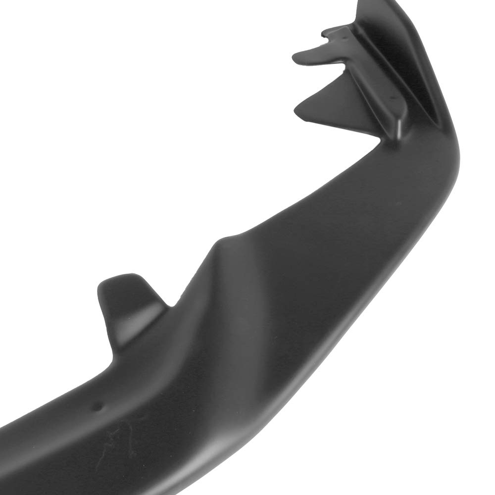 IKON MOTORSPORTS AR Style Front Bumper Lip for 2017-2020 Lexus IS - Unpainted Black PP Front Chin Spoiler Body Kit | Aggressive Styling Upgrade for Street & Show Cars