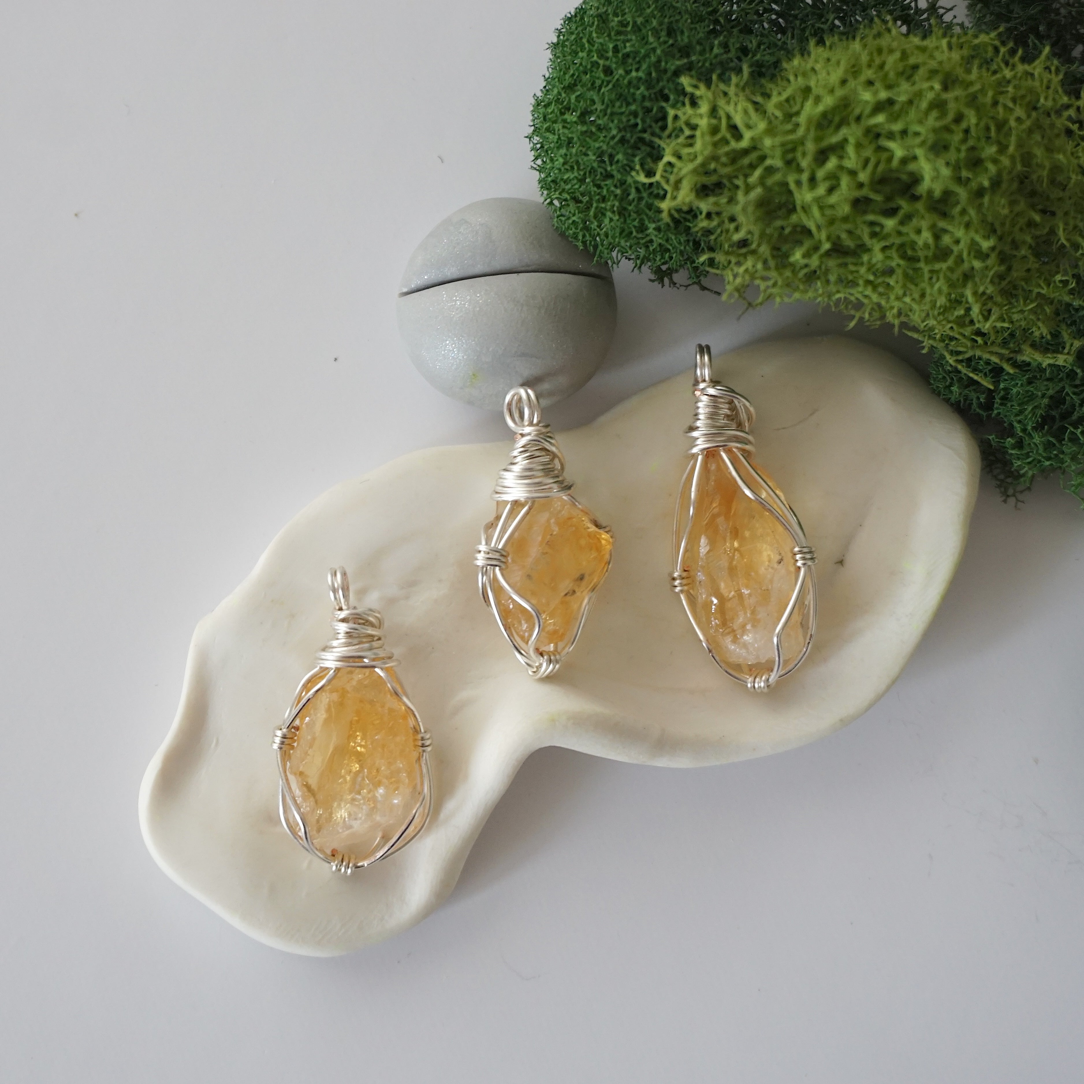Simple Citrine Birthstone Necklace - Dainty Crystal Jewelry for Women | Perfect Gift for Birthday, Anniversary & Everyday Wear
