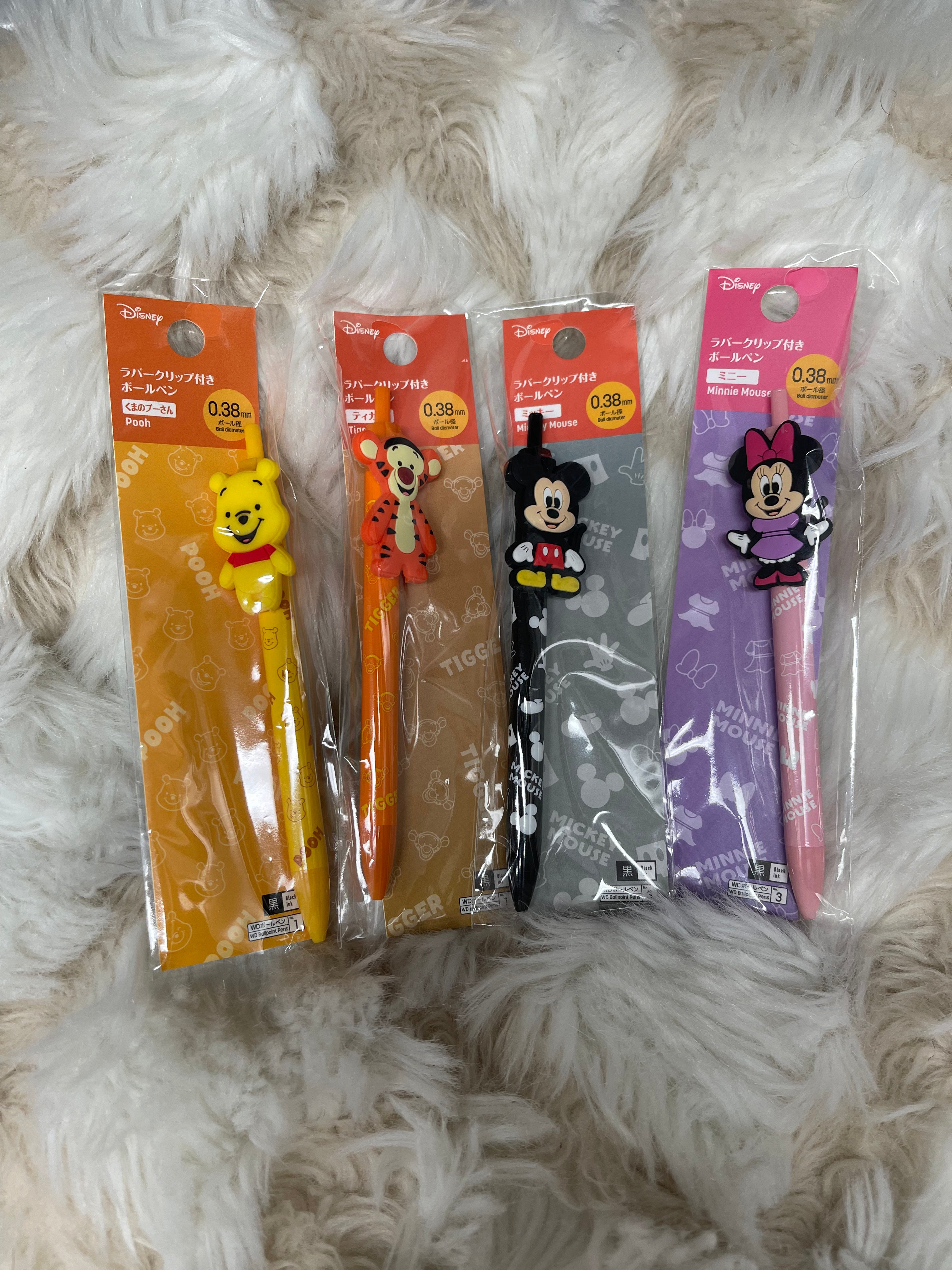 Disney Character Pens - Official Licensed Mickey Mouse, Minnie Mouse & More - Fun Collectible Writing Pens for Kids, School, Office & Gift Giving