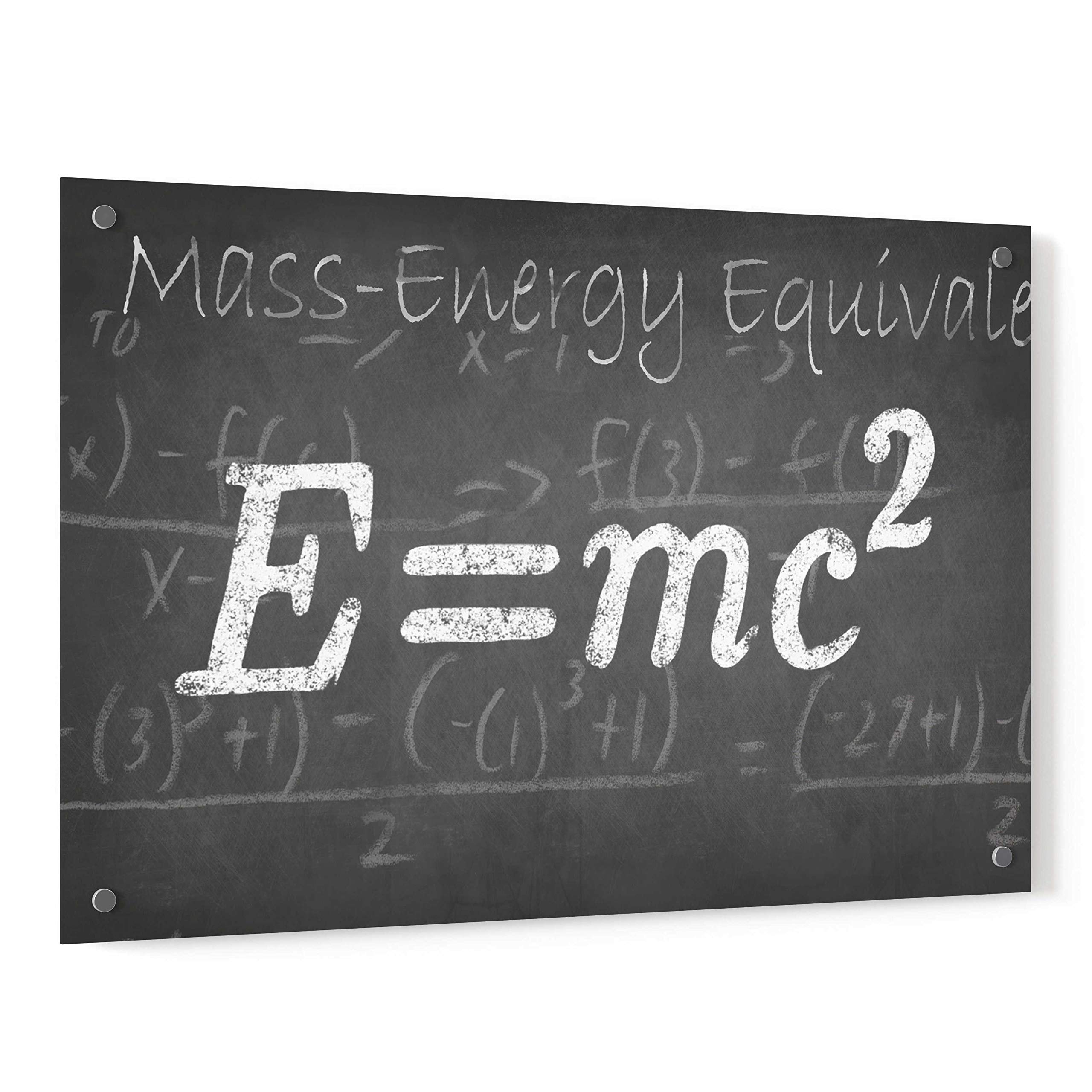 Mathematical Elements III by Ethan Harper - Modern Acrylic Glass Wall Art Print 36x24 Inches - Abstract Math Artwork for Living Room, Office & Home Decor