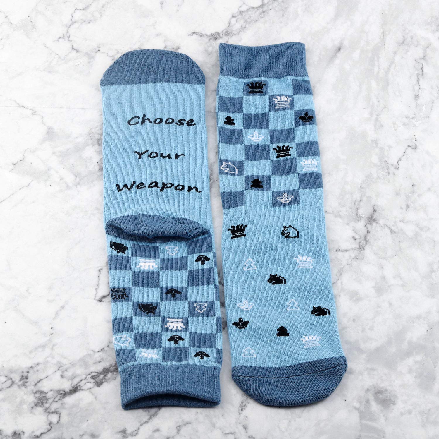 G2TUP Funny Chess Player Socks for Men - Unique Gifts for Chess Lovers, Club Members & Team Players - Perfect for Game Nights, Tournaments & Chess Enthusiast Gifts