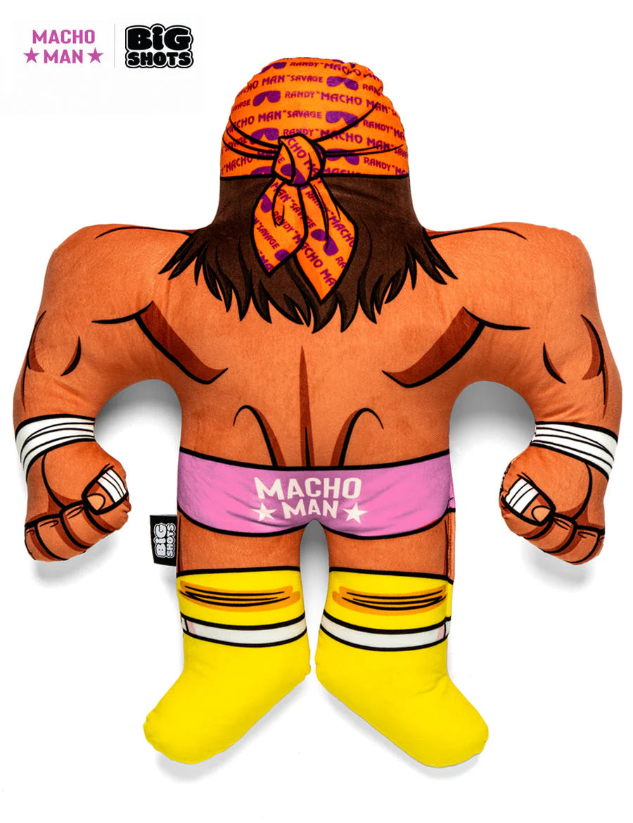 Macho Man Randy Savage Purple Wrestling Trunks - Big Shots 2024 Edition | Pro Wrestling Costume & Collectible for Cosplay, Halloween & WWE Fan Events