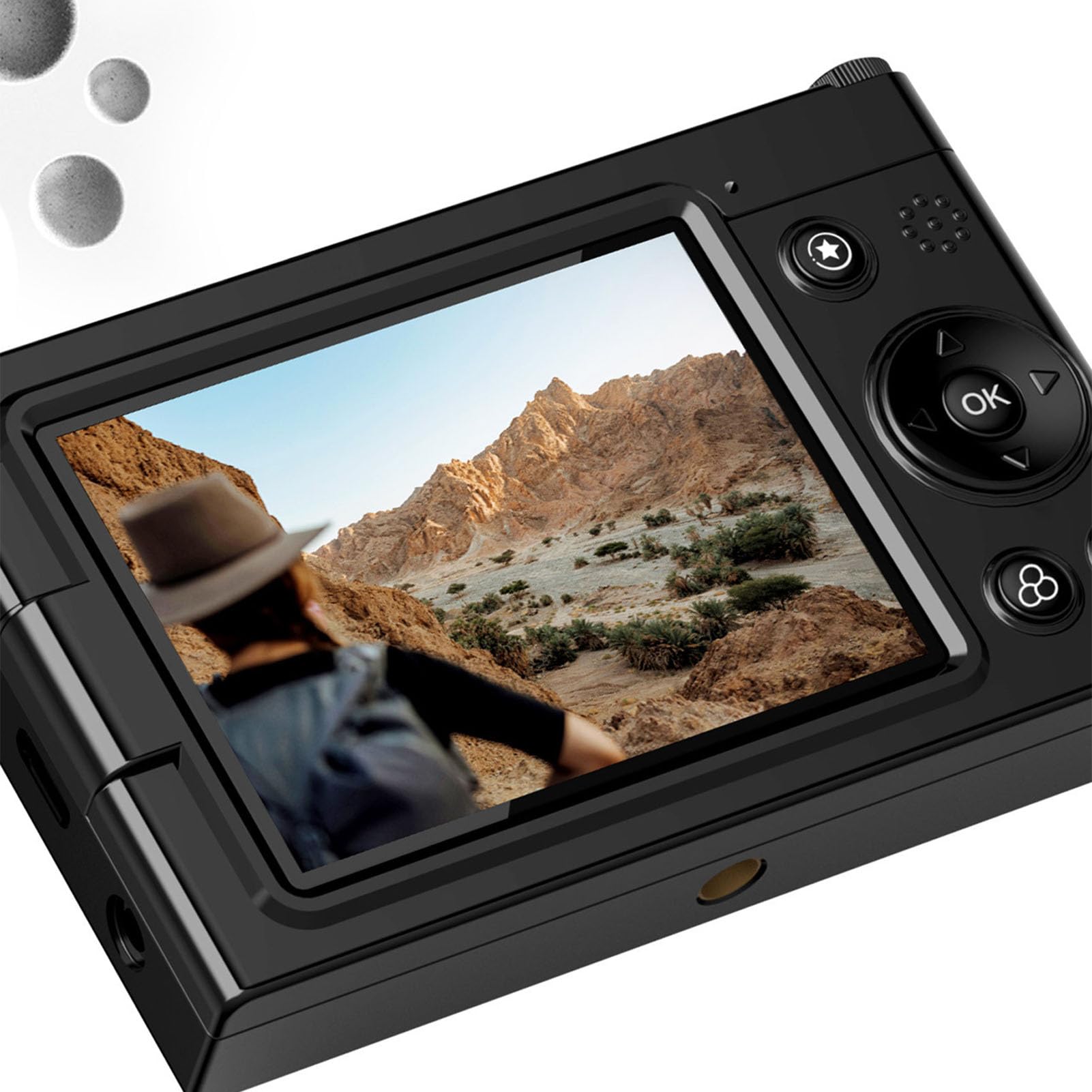 4K Digital Camera with 2.83 Inch LCD Screen & 28X Zoom - Portable Video Camera for Vlogging, Travel Photography, YouTube Content Creation - ABS Body for Durability