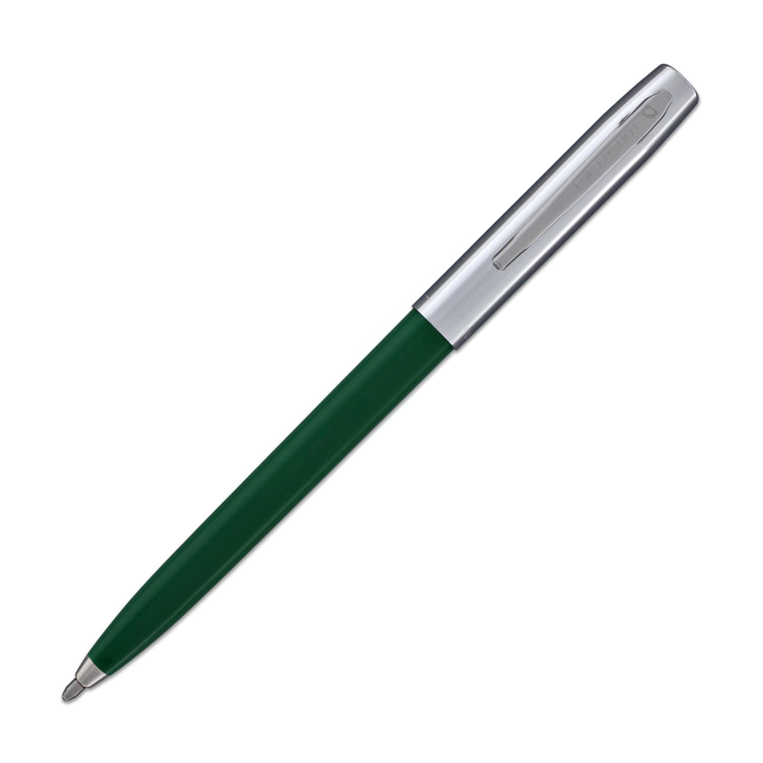 Fisher Space Pen Cap-O-Matic Ballpoint Pen - Green & Chrome | Refillable, Pressurized Ink for Writing in Any Condition | Perfect for Outdoor, Travel & Everyday Use