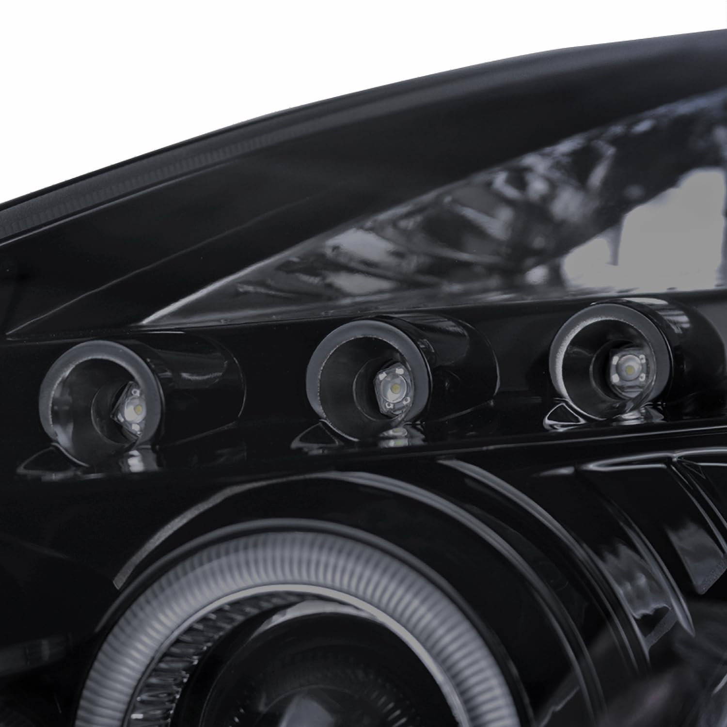 Spec-D Tuning Projector Headlights & LED Tail Lights Smoke Combo for 2000-2005 Toyota Celica - Left & Right Pair Headlamp Assembly - Upgrade Your Ride with Stylish Lighting for Night Driving & Car Shows