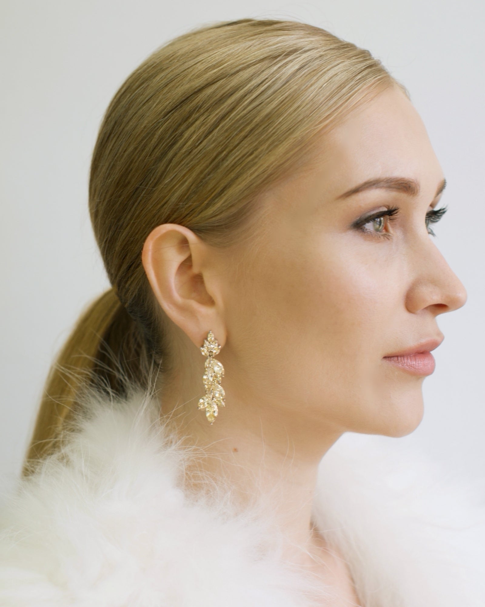 Allure Elegant Dangle Earrings for Women - Hypoallergenic Gold Plated Jewelry - Perfect for Parties, Weddings & Date Nights