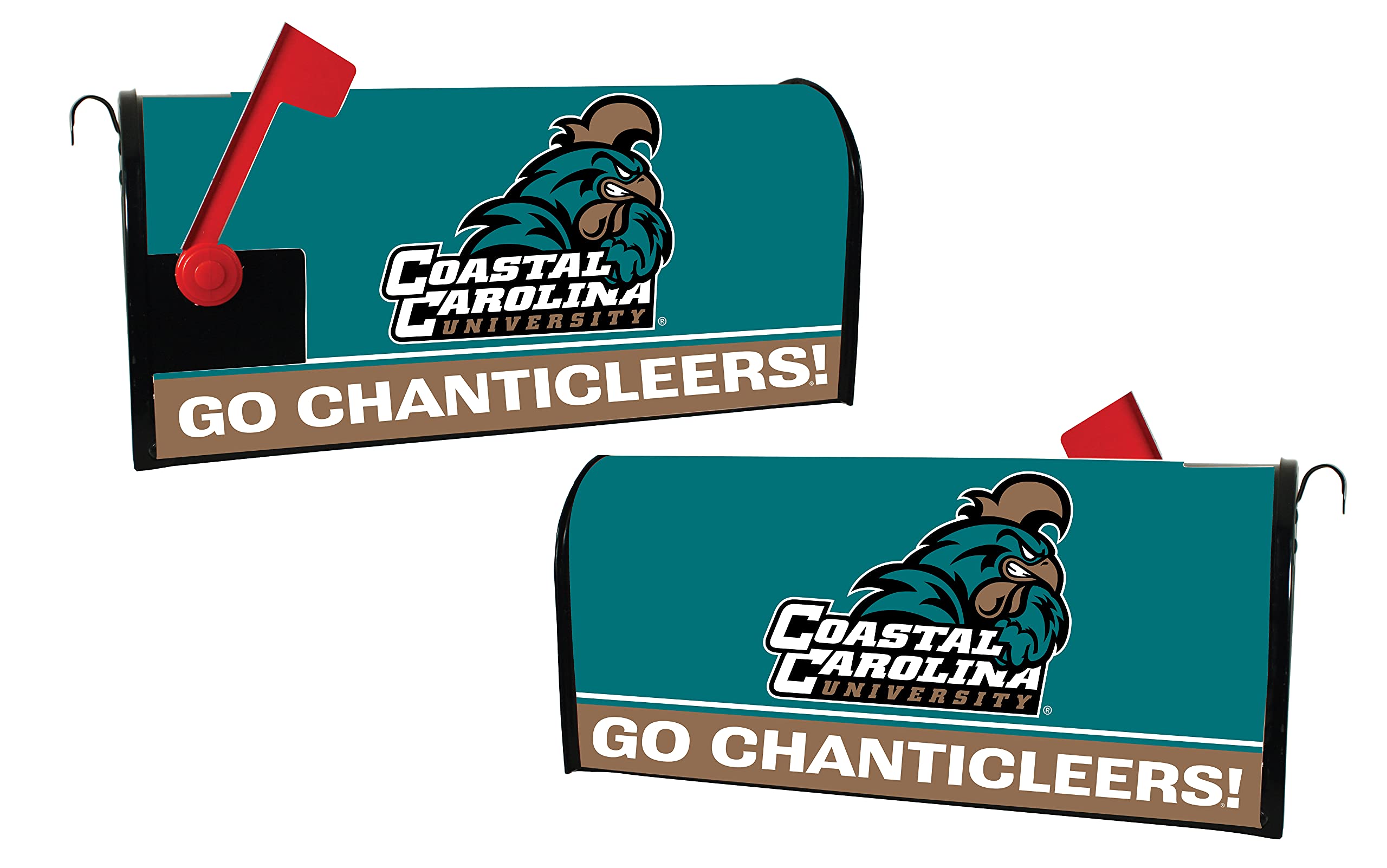 Officially Licensed Coastal Carolina University Mailbox Cover - 2021 Collegiate Design by R&R Imports | Perfect for Game Day & Alumni Home Decor