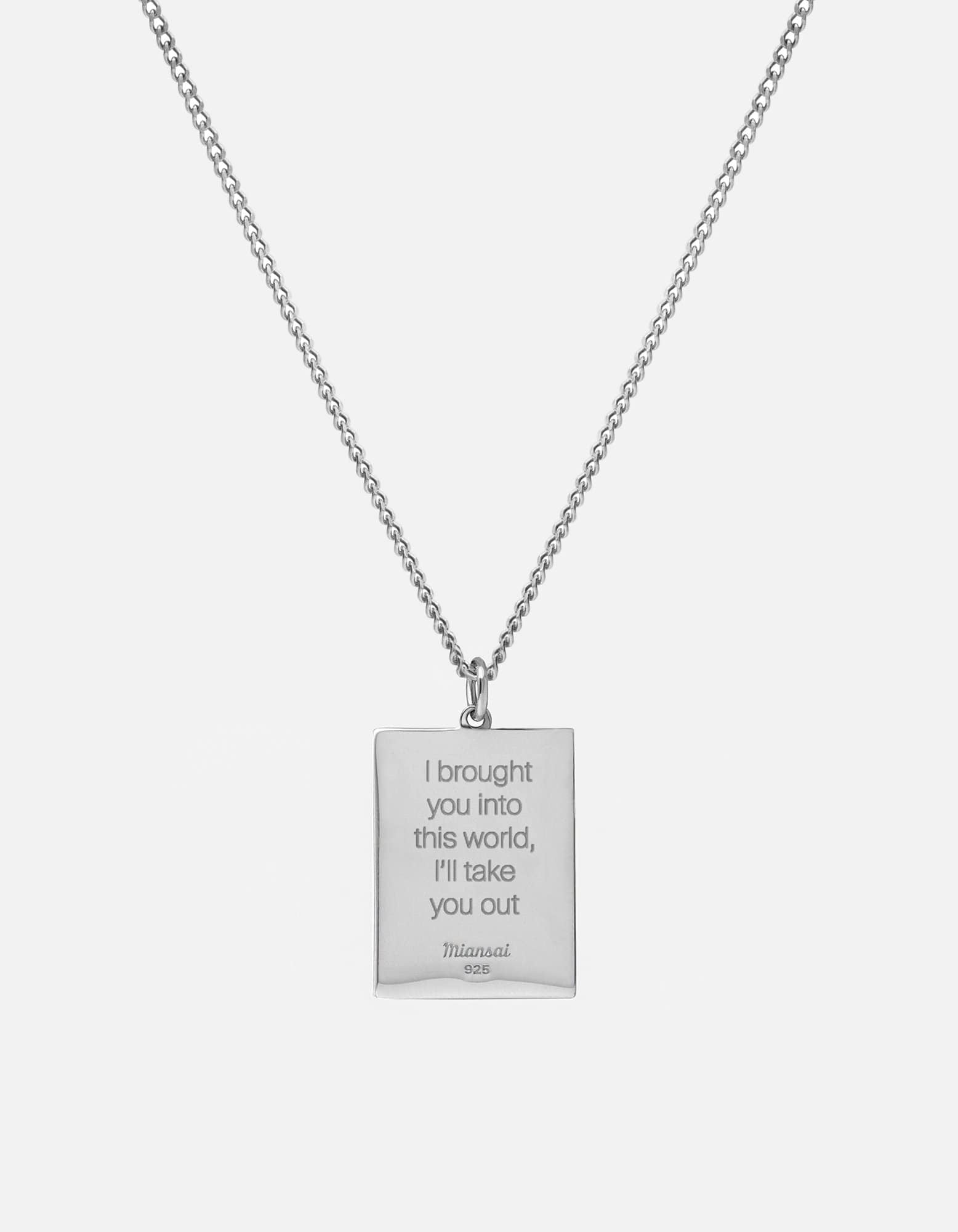 Got It From My Momma Sterling Silver Pendant - Elegant Jewelry Gift for Mother's Day, Birthday & Special Occasions