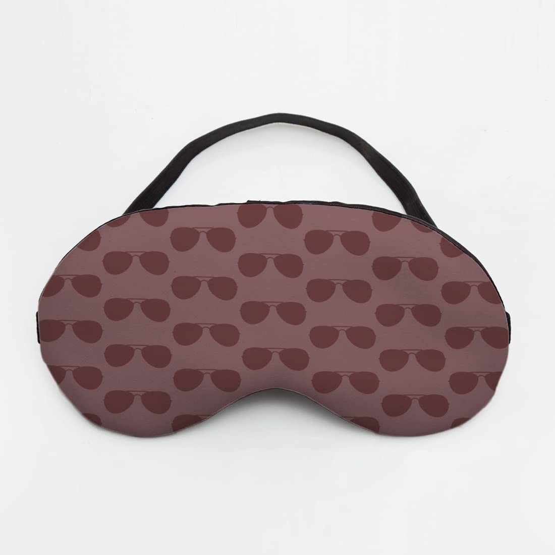 Crazyify Shades Pattern Printed Sleep Mask for Women & Men - Soft & Comfortable Eye Cover for Relaxation, Meditation, Travel (7.4 x 4 Inches) | Perfect for Night Sleep, Airplane Travel, Yoga, and Nap Time
