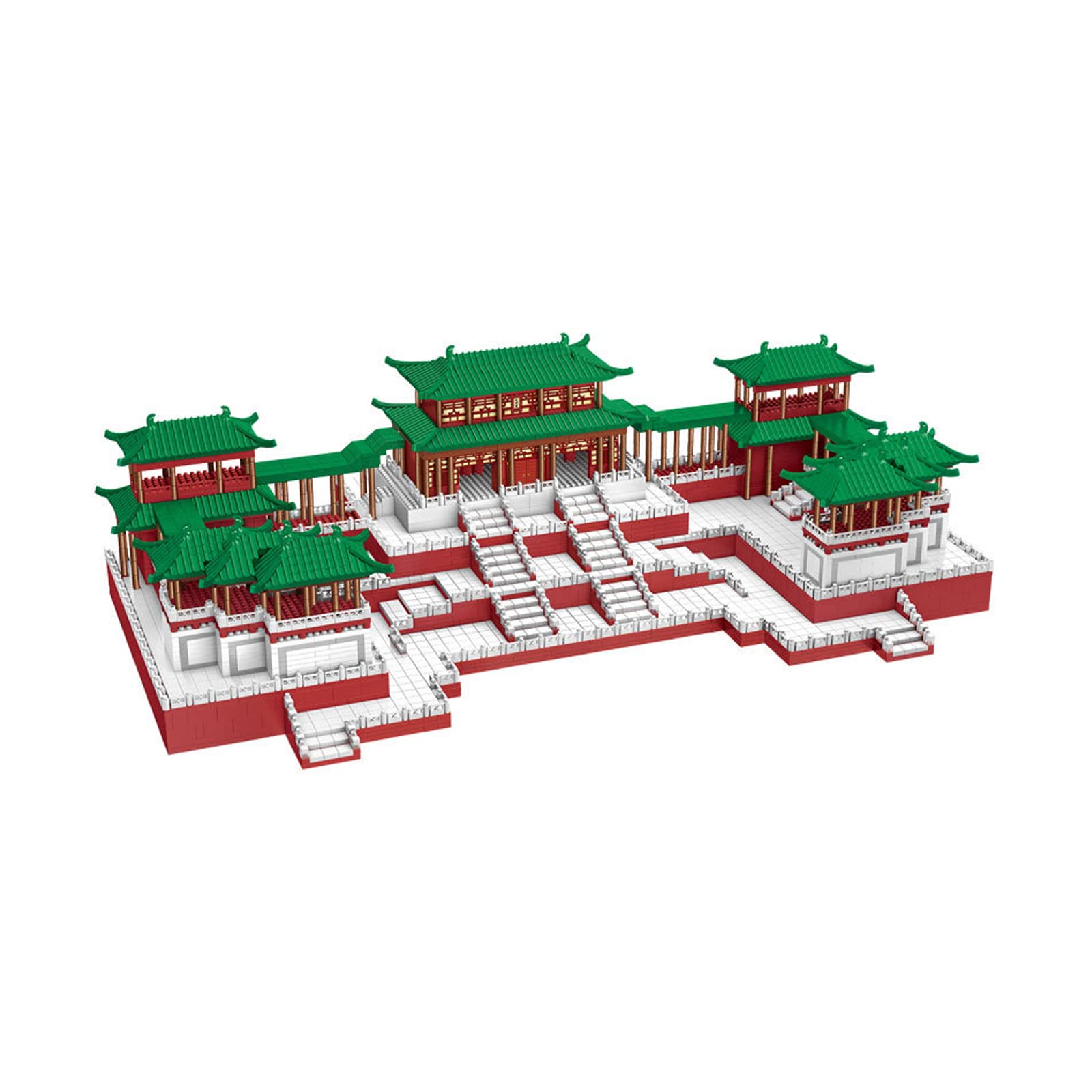 BNWENT 8109-Piece Daming Palace Building Block Set – World's Great Architecture Series, Creative Construction Toy for Adults & Kids | Perfect for STEM Learning, Home Decoration & Collector's Display