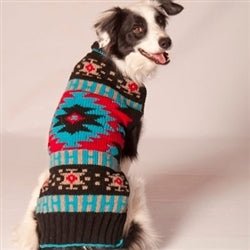 Stylish Black Southwest Pattern Dog Sweater - Warm & Cozy Pet Apparel for Small to Medium Dogs - Perfect for Winter Walks & Outdoor Adventures