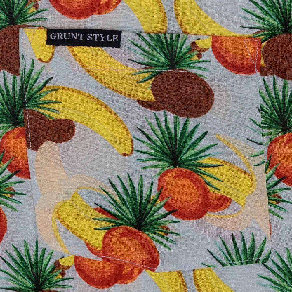 Men's At Ease Button Down Shirt - Comfortable Casual Wear for Work & Leisure | Low Hanging Fruit Collection