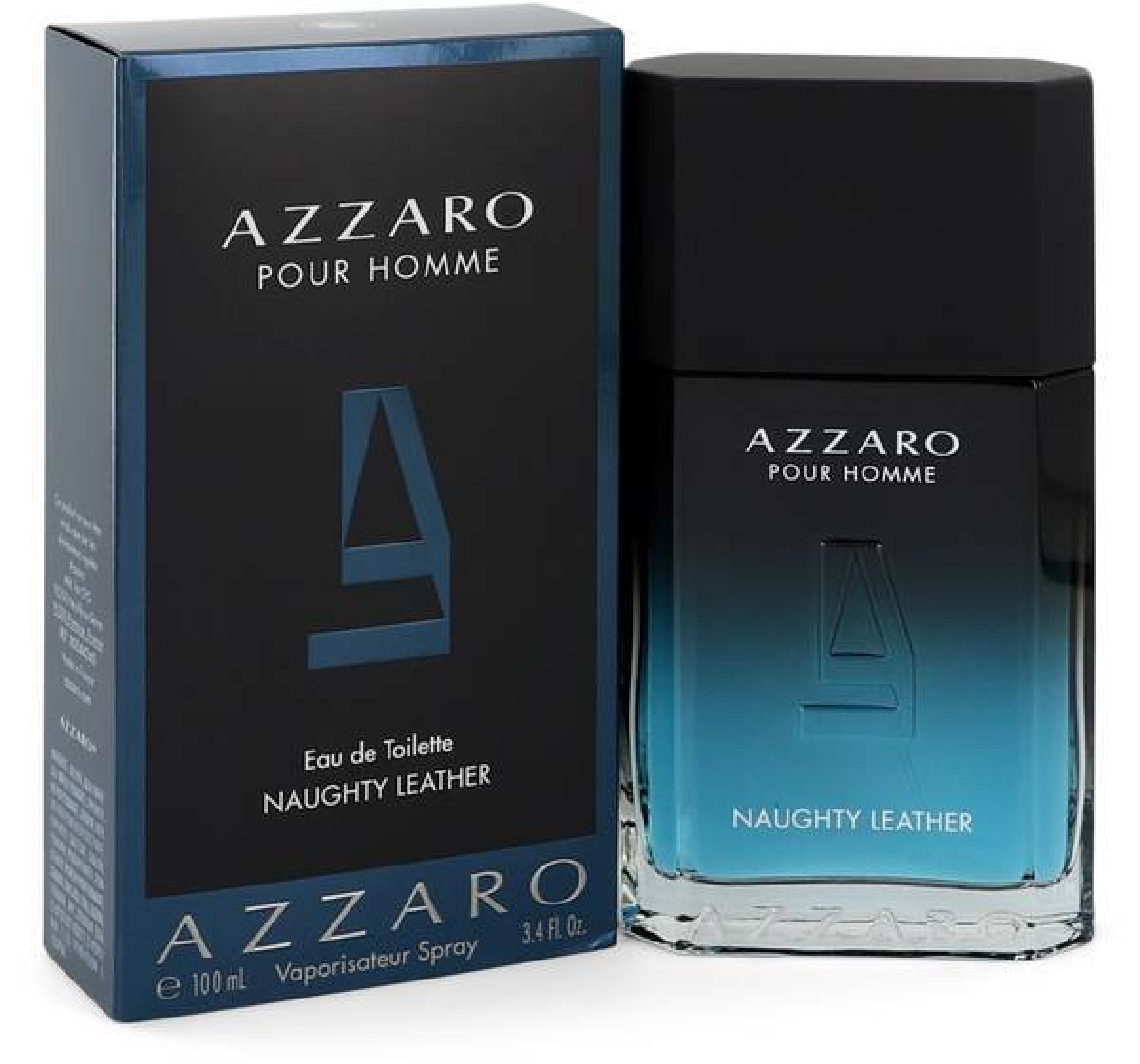 Azzaro Naughty Leather 100ML Eau de Toilette Spray for Men - Fresh & Sensual Cologne for Date Night & Special Occasions