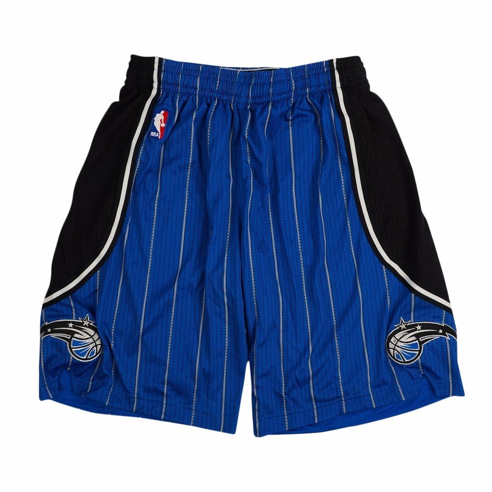 Adidas Orlando Magic NBA Blue Authentic On-Court Climacool Team Game Shorts for Men - Breathable Performance Basketball Shorts for Training, Games & Casual Wear