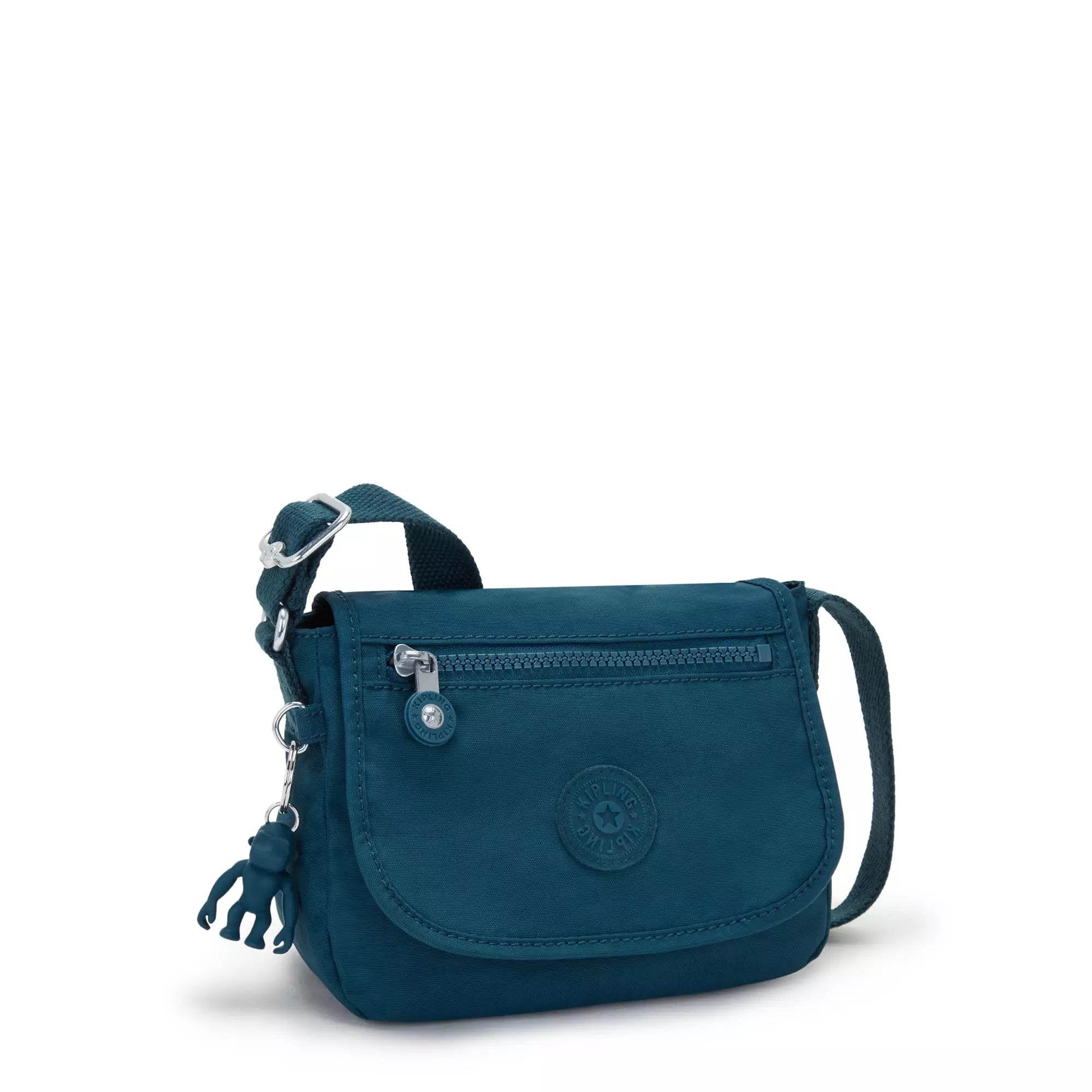 Kipling Sabian Crossbody Mini Bag - Lightweight & Stylish Purse for Women, Cosmic Emerald Green, Perfect for Travel, Shopping & Everyday Use