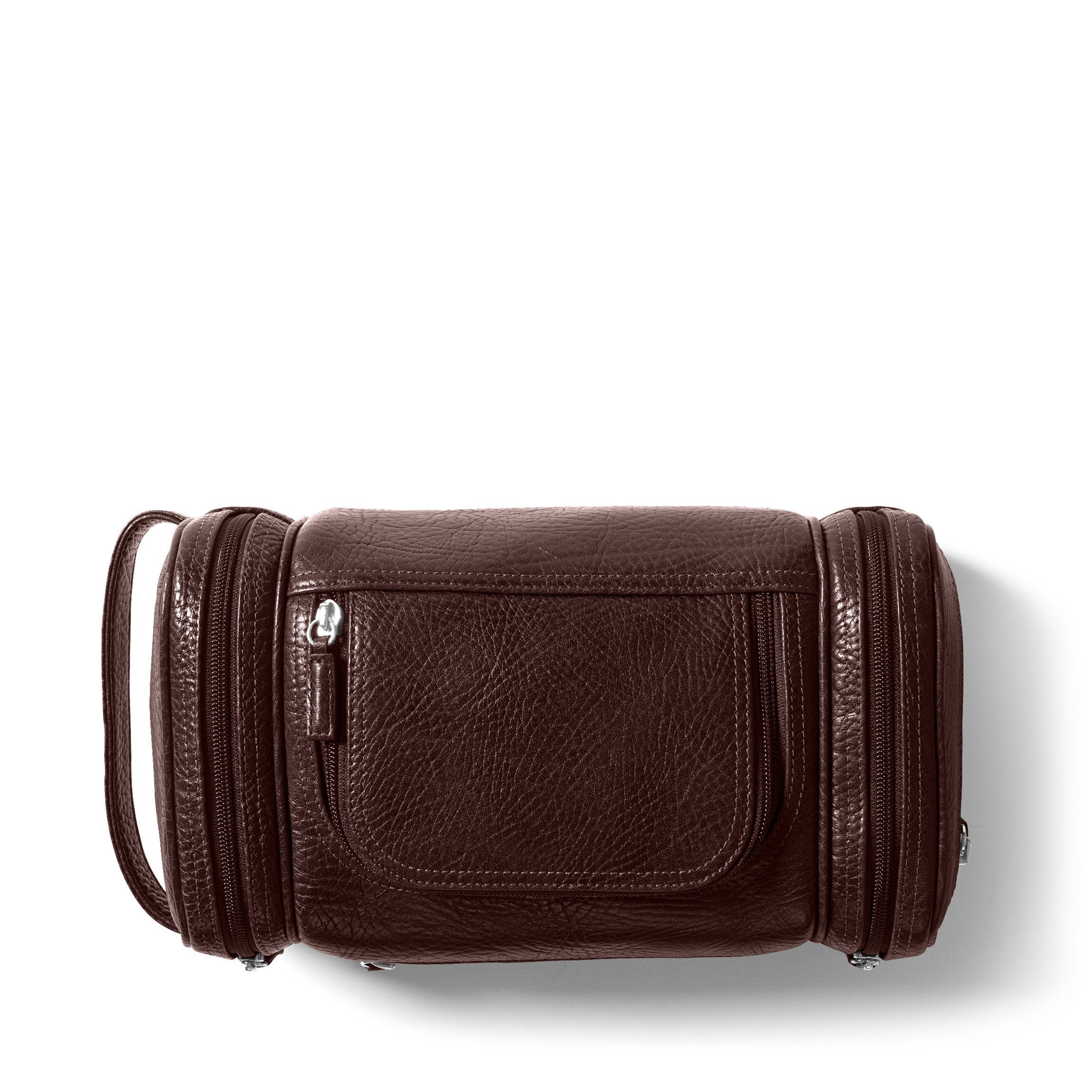 Premium Multi-Pocket Travel Toiletry Bag for Men & Women - Waterproof Cosmetic Organizer (Espresso Brown) - Perfect for Airplane, Gym, Camping & Business Trips