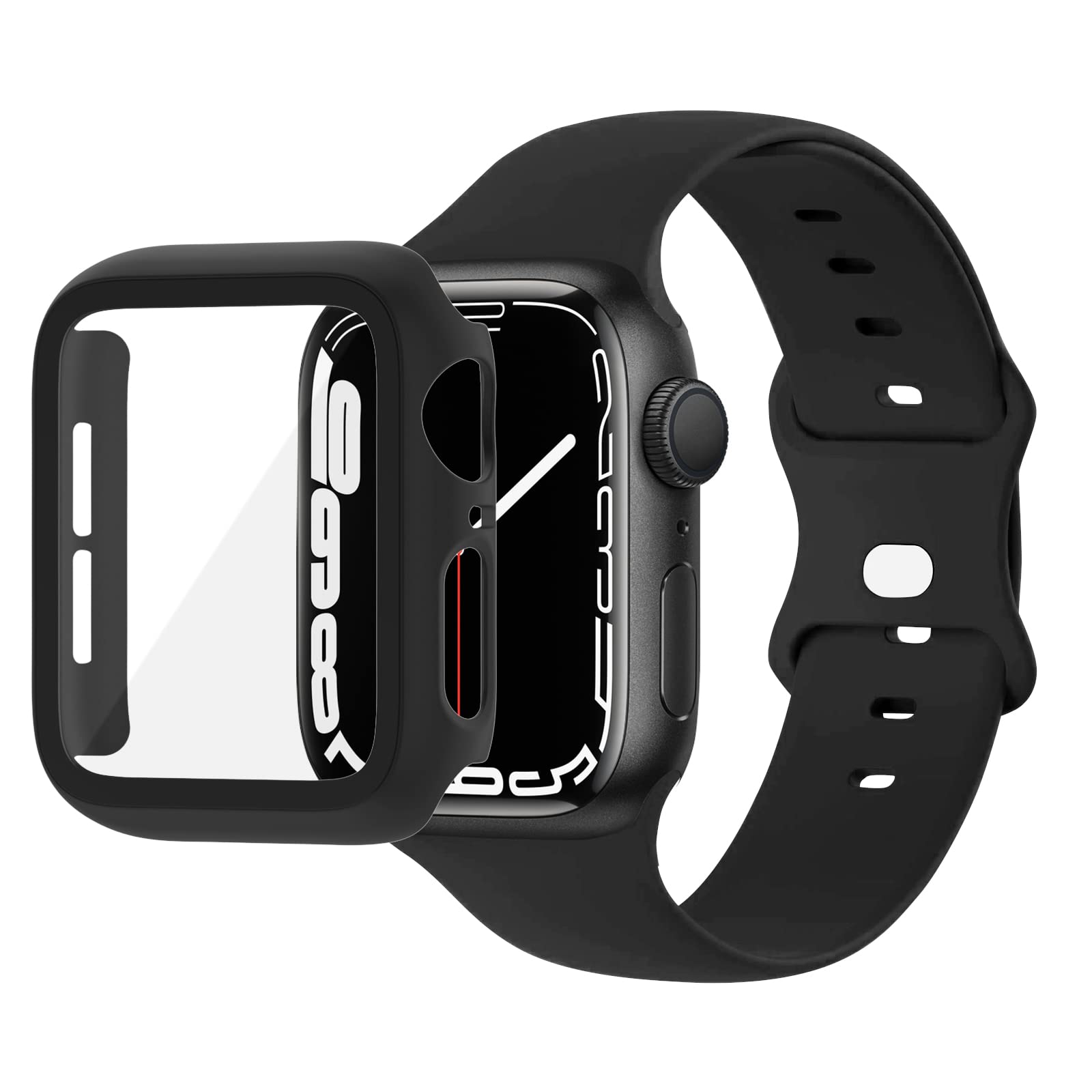 Soft Silicone Sport Band for Apple Watch 38mm 40mm 41mm - Compatible with iWatch Series 7/6/5/4/3/2/1/SE - Pink Sand Color Replacement Strap for Women & Men - Perfect for Gym, Running & Everyday Wear