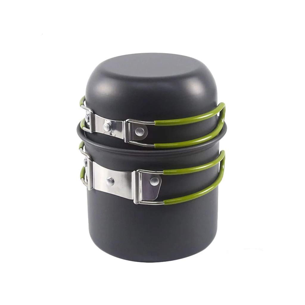 Ultralight Travel Camping Cookware Set - Portable Outdoor Cooking Kit for Hiking, Picnic & Backpacking | Durable Tableware for Camping, RV Trips & Adventure Tourism