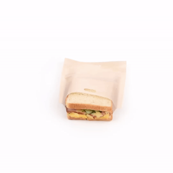 Non-Stick Heat Resistant Kraft Plastic Toaster Bags - Medium Size 7.5