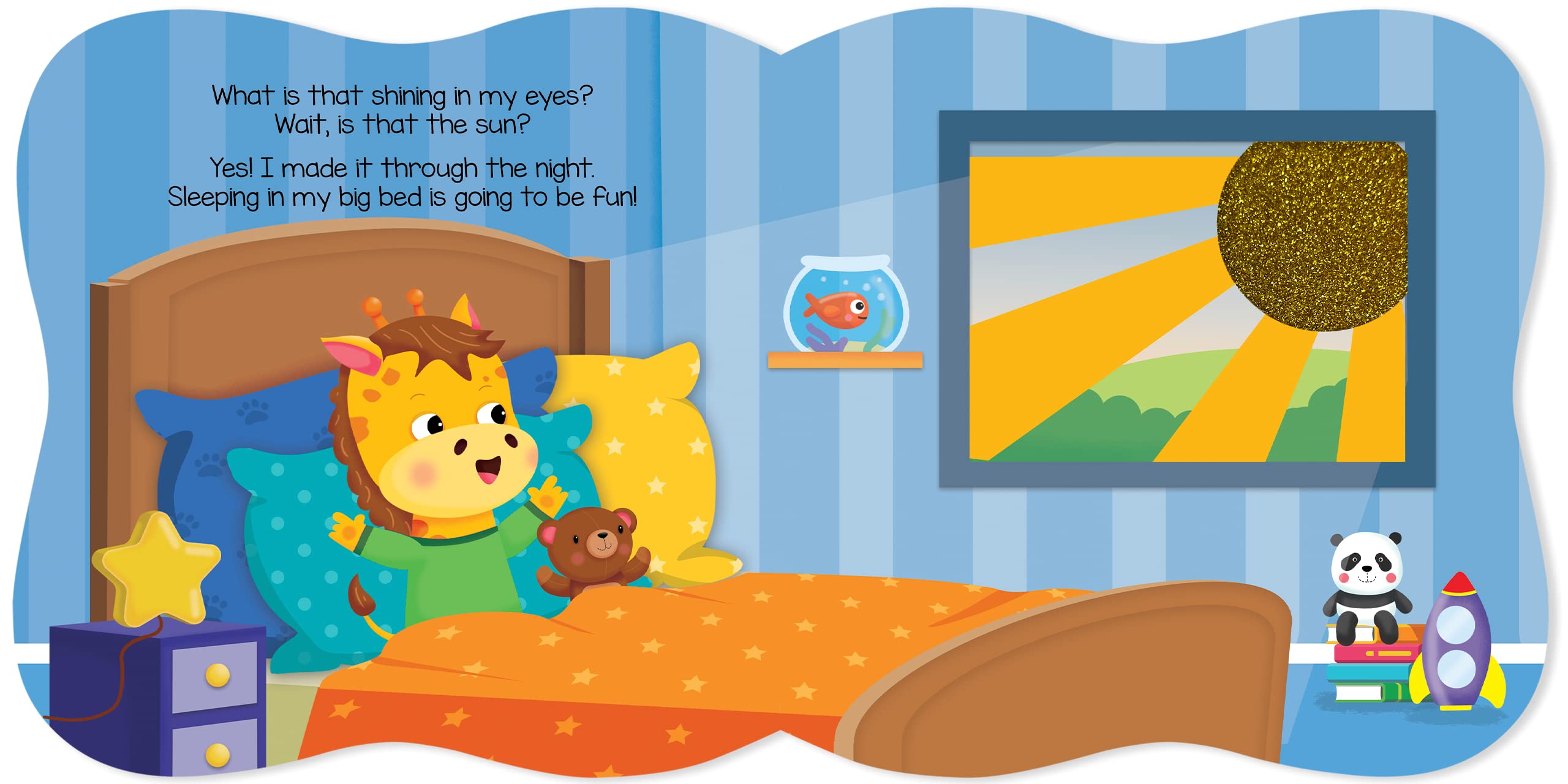 My Big Bed - Touch and Feel Sensory Board Book for Toddlers - Interactive Early Learning Book for Bedtime & Playtime