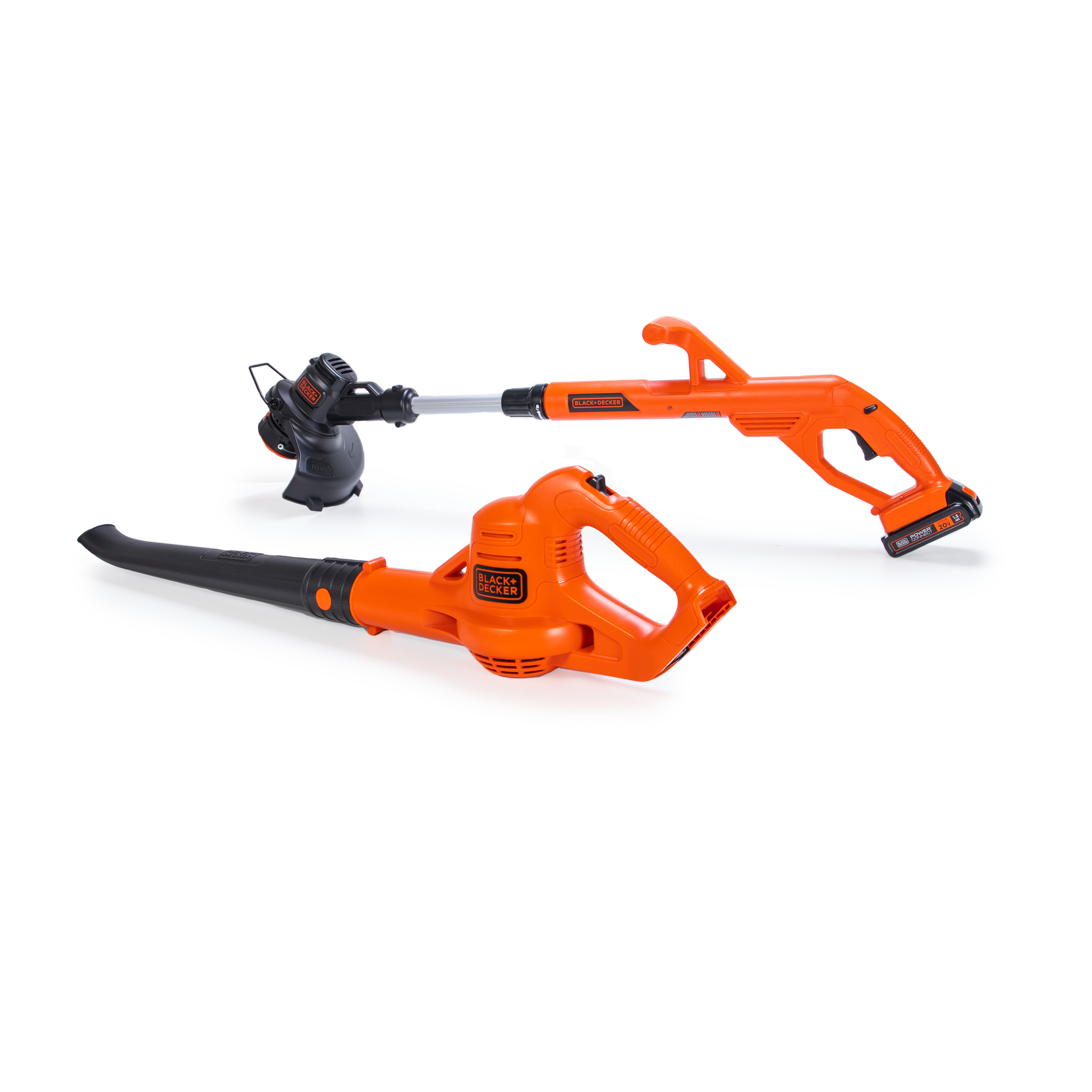 20V MAX* Lithium Cordless 10-Inch String Trimmer & Edger with Hard Surface Sweeper Combo Kit - Perfect for Lawn Care, Yard Maintenance and Driveway Cleaning