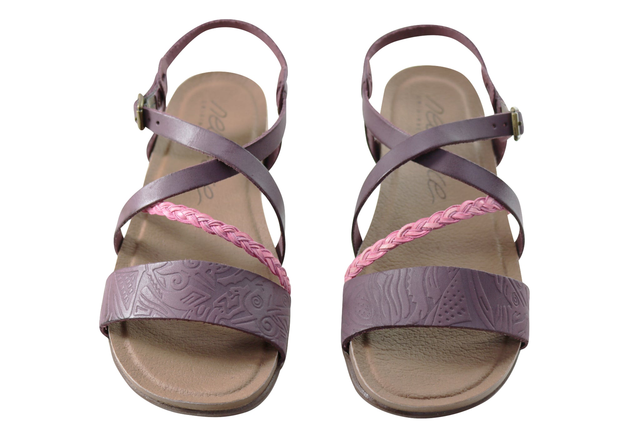 Laurina Women's Comfortable Leather Sandals - Handmade in Brazil - Casual Summer Walking Shoes for Beach, Travel & Everyday Wear