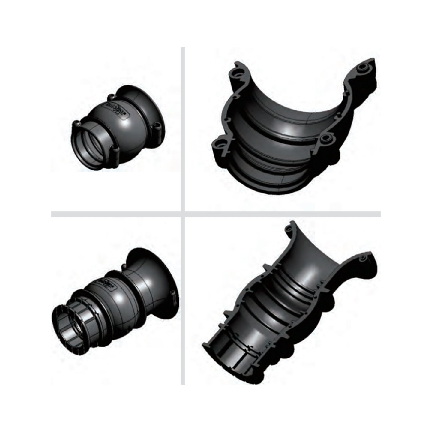 ABB IRB4600 Industrial Robot Cable Management Kit - Durable Accessories for Robotic Arm Wire Protection | Ideal for Automation, Manufacturing & Assembly Lines